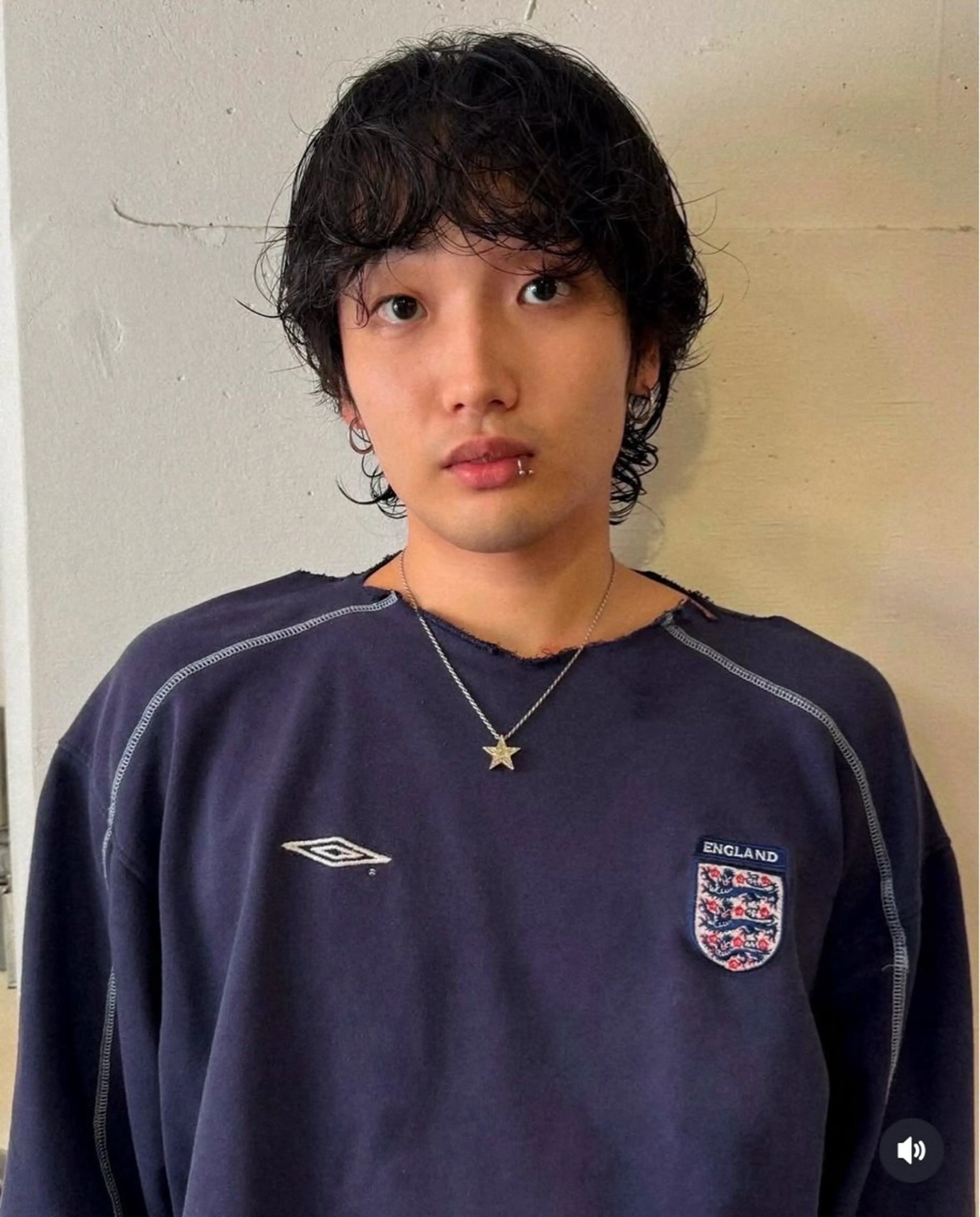 ショート パーマ メンズ メンズパーマ カット パーマ riko*.+ﾟ 韓国風パーマのヘアスタイル