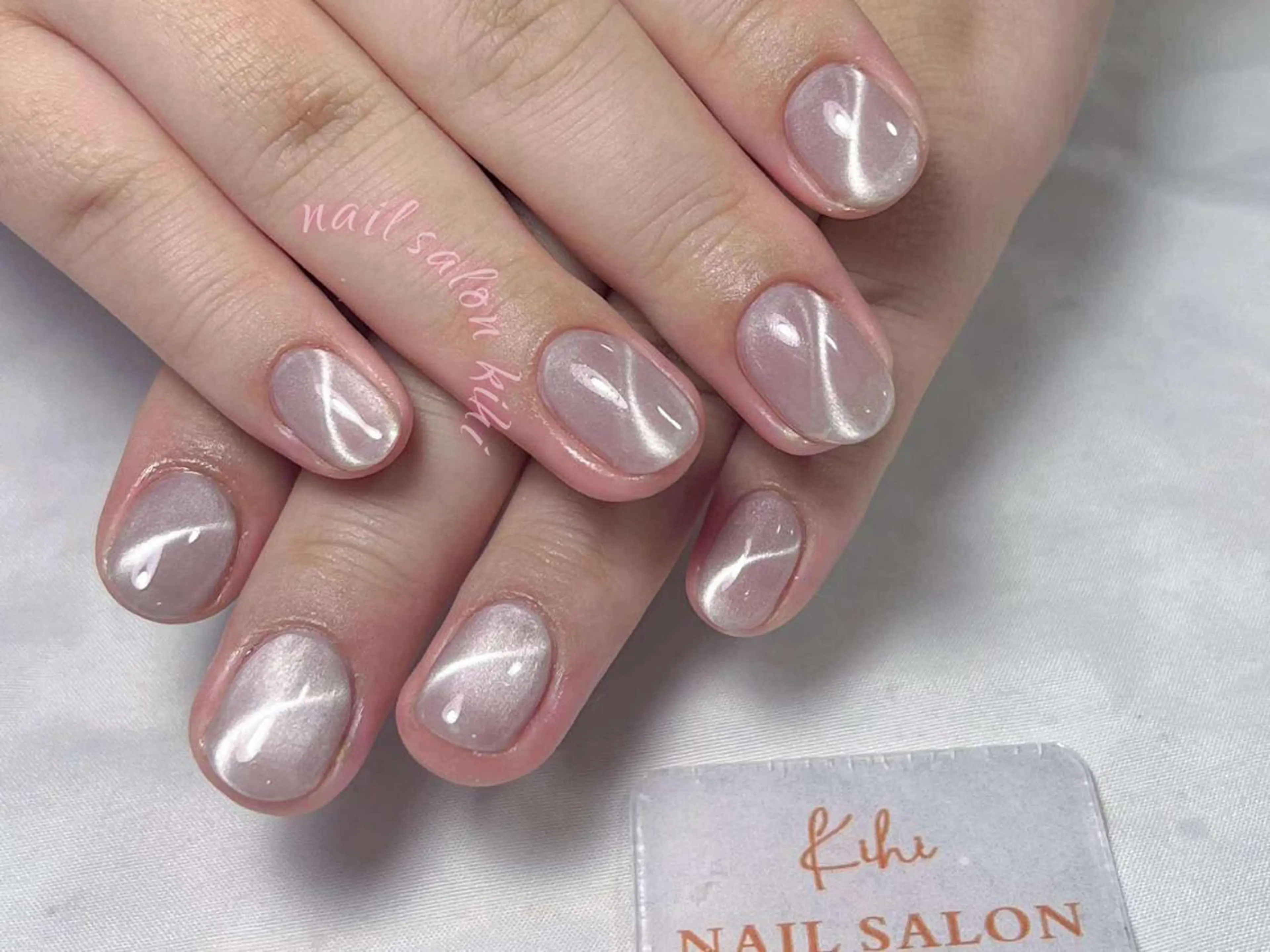 💖💖【ジェルオフ無料】10種類デザイン選べる★マグネットトレンドネイル ¥4480円の写真