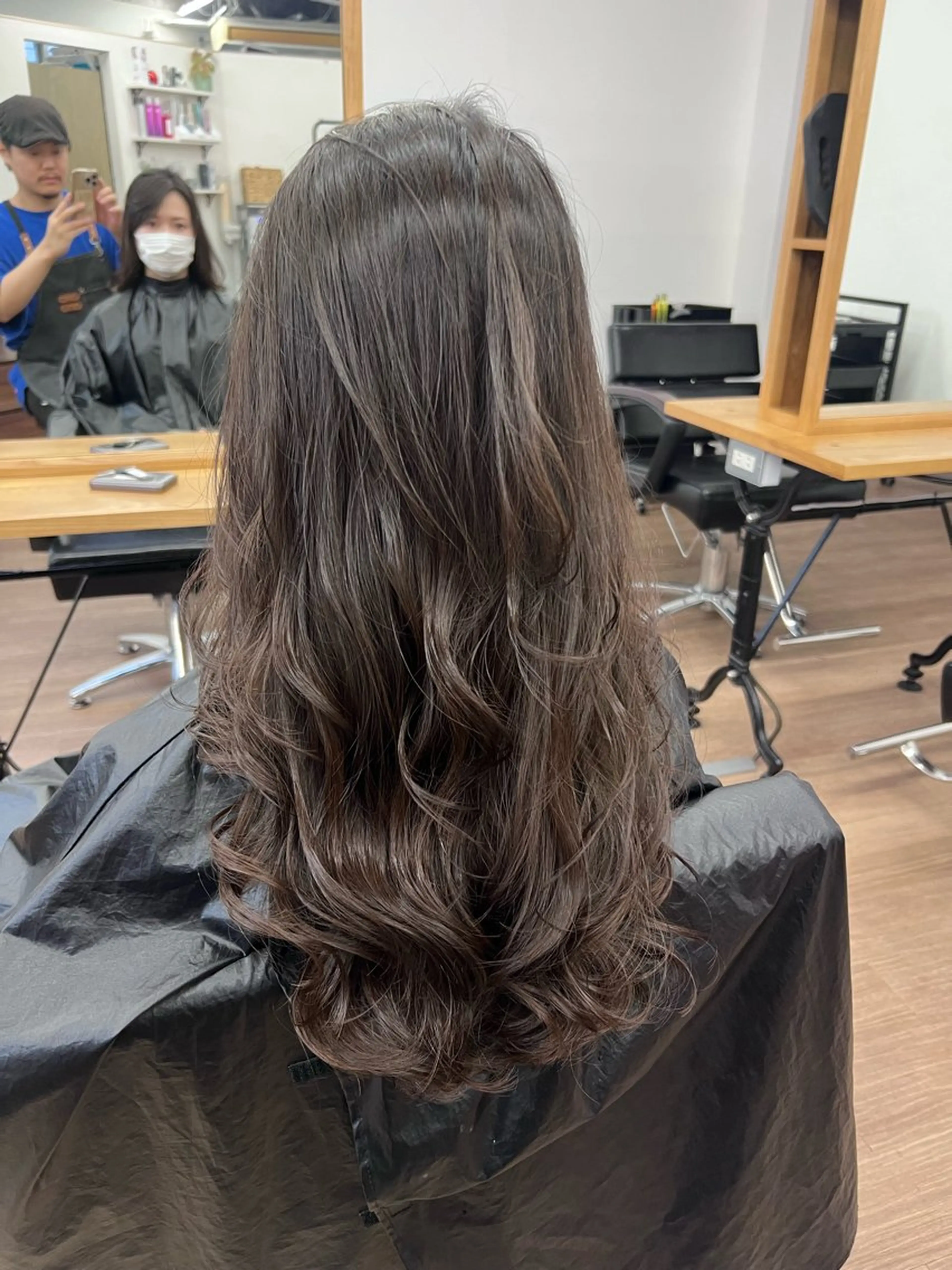 ロング パーマ デジタルパーマ カット パーマ 渋谷レイヤーカット❌ 縮毛矯正専門/武田涼のヘアスタイル