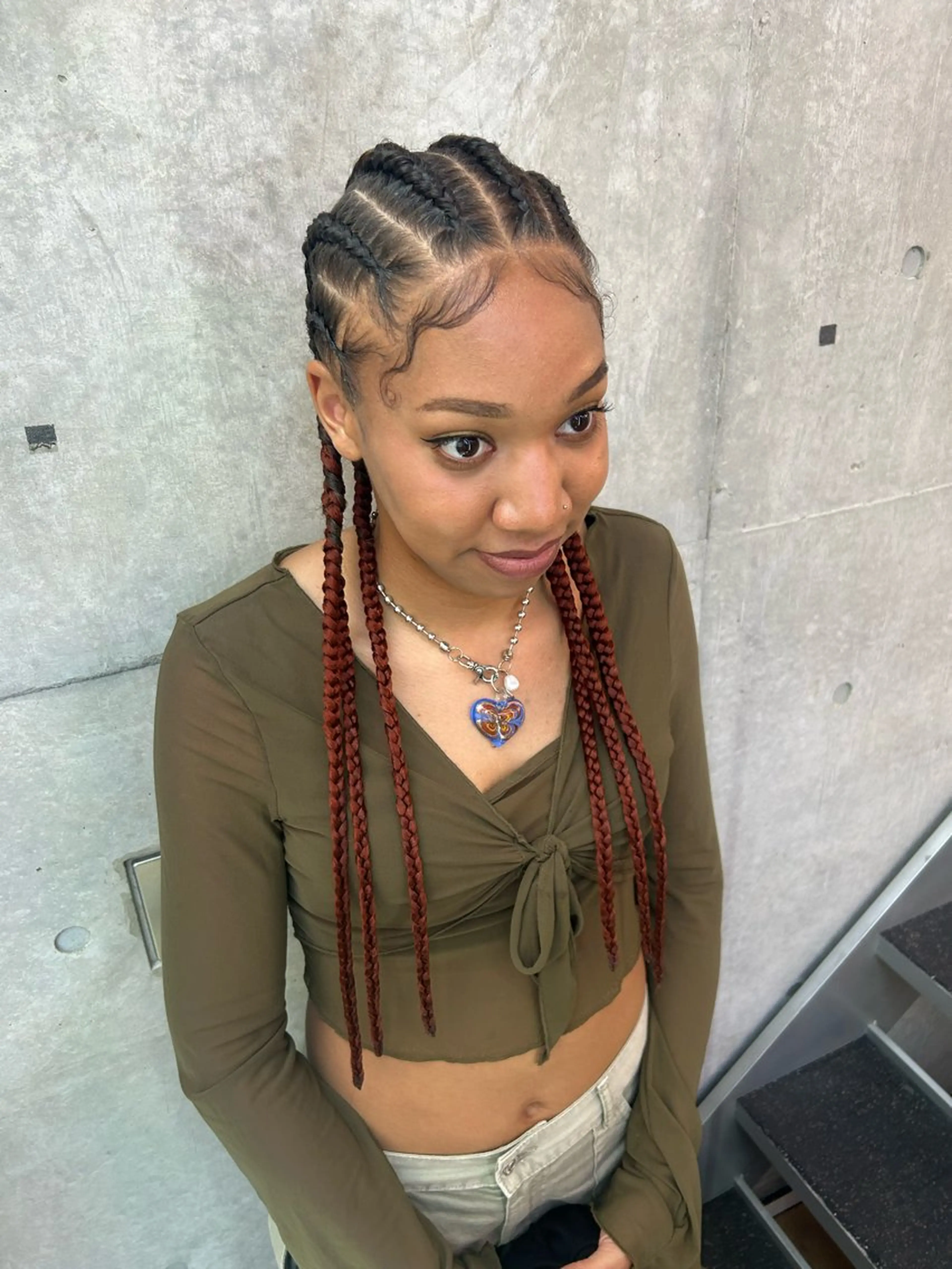 ロング ヘアアレンジ ヘアセット HONEY TRAP!所属・HARURU🪮✨ ブレイズ海外ヘアのヘアスタイル