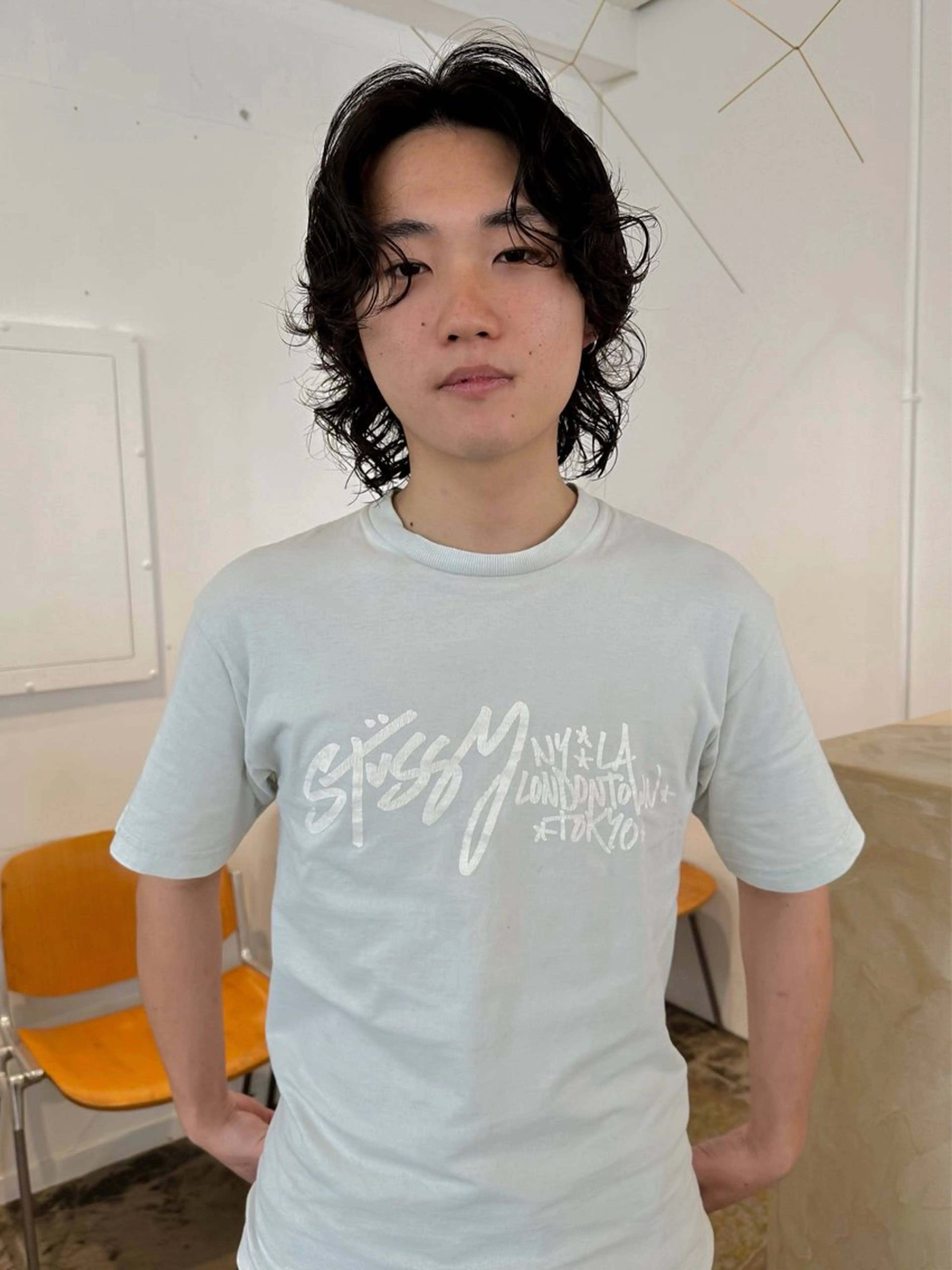 ショート パーマ メンズ カット パーマ 似合わせカット ケアパーマ喜来雅由のヘアスタイル