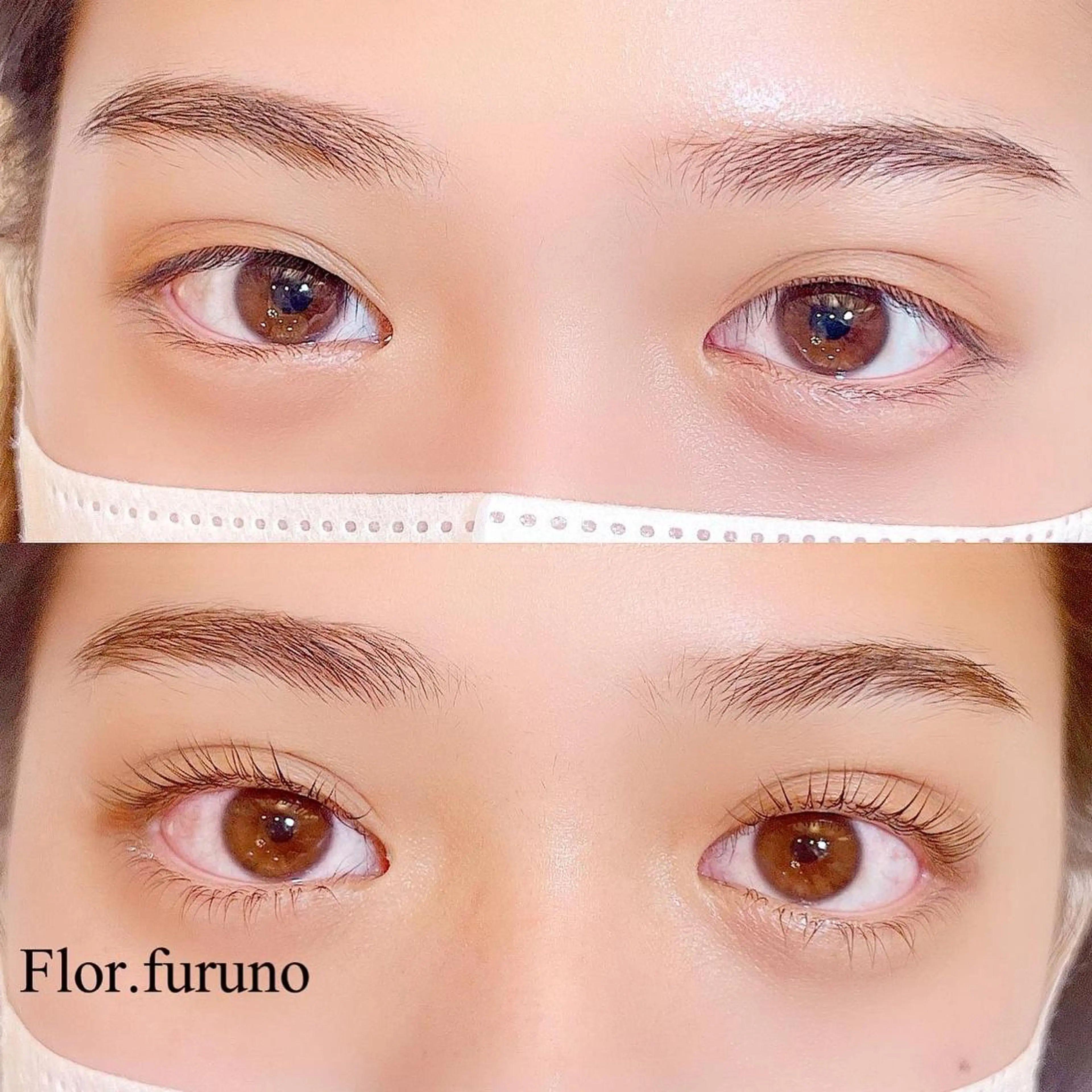 マツエク・マツパ アイブロウ パリジェンヌラッシュリフト Flor上大岡 ＊フルノ リナ＊のマツエク・マツパデザイン