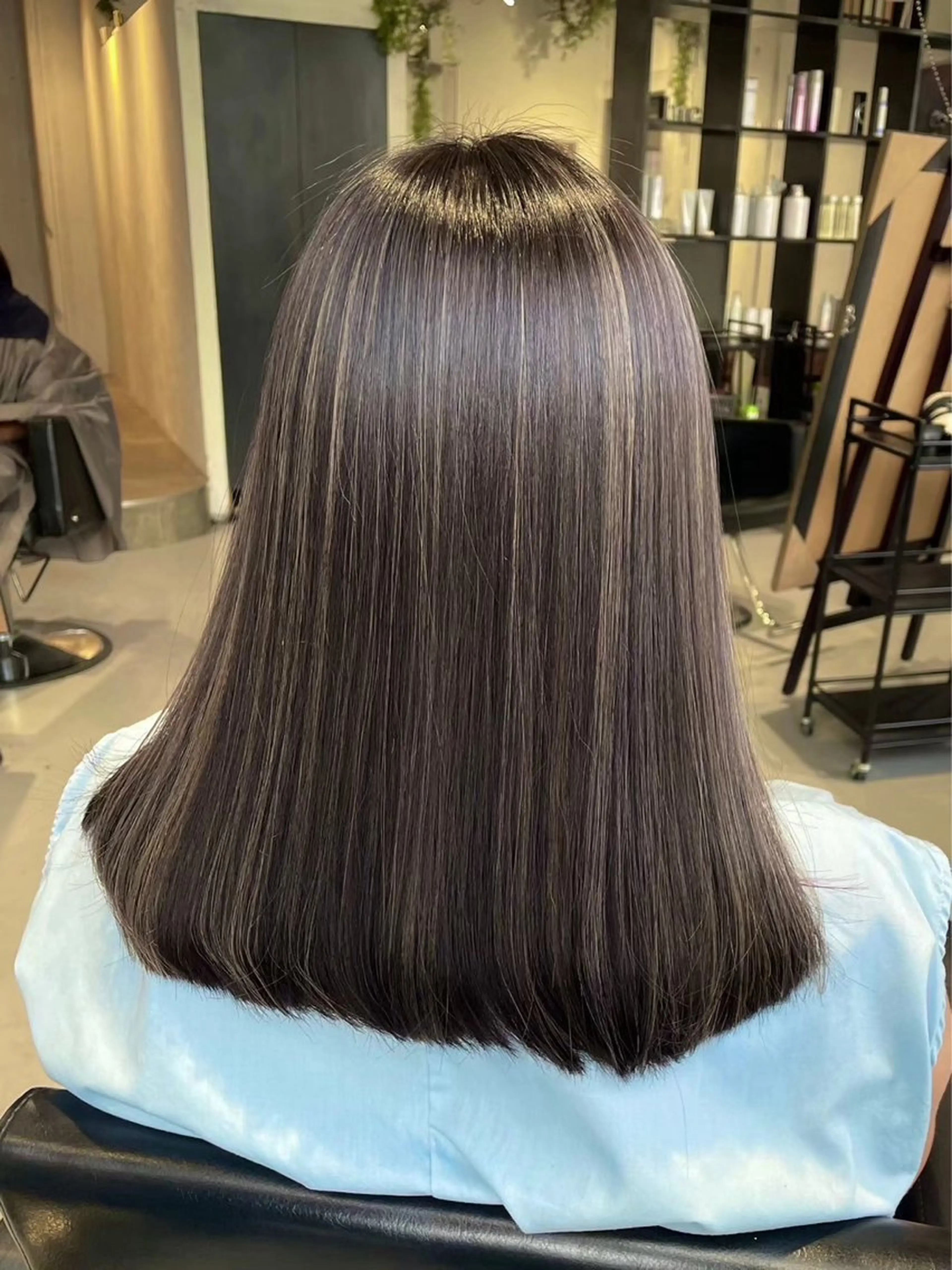 ミディアム カラー カット ヘアカラー トリートメント inc新小岩 🌱MANAMIのヘアスタイル