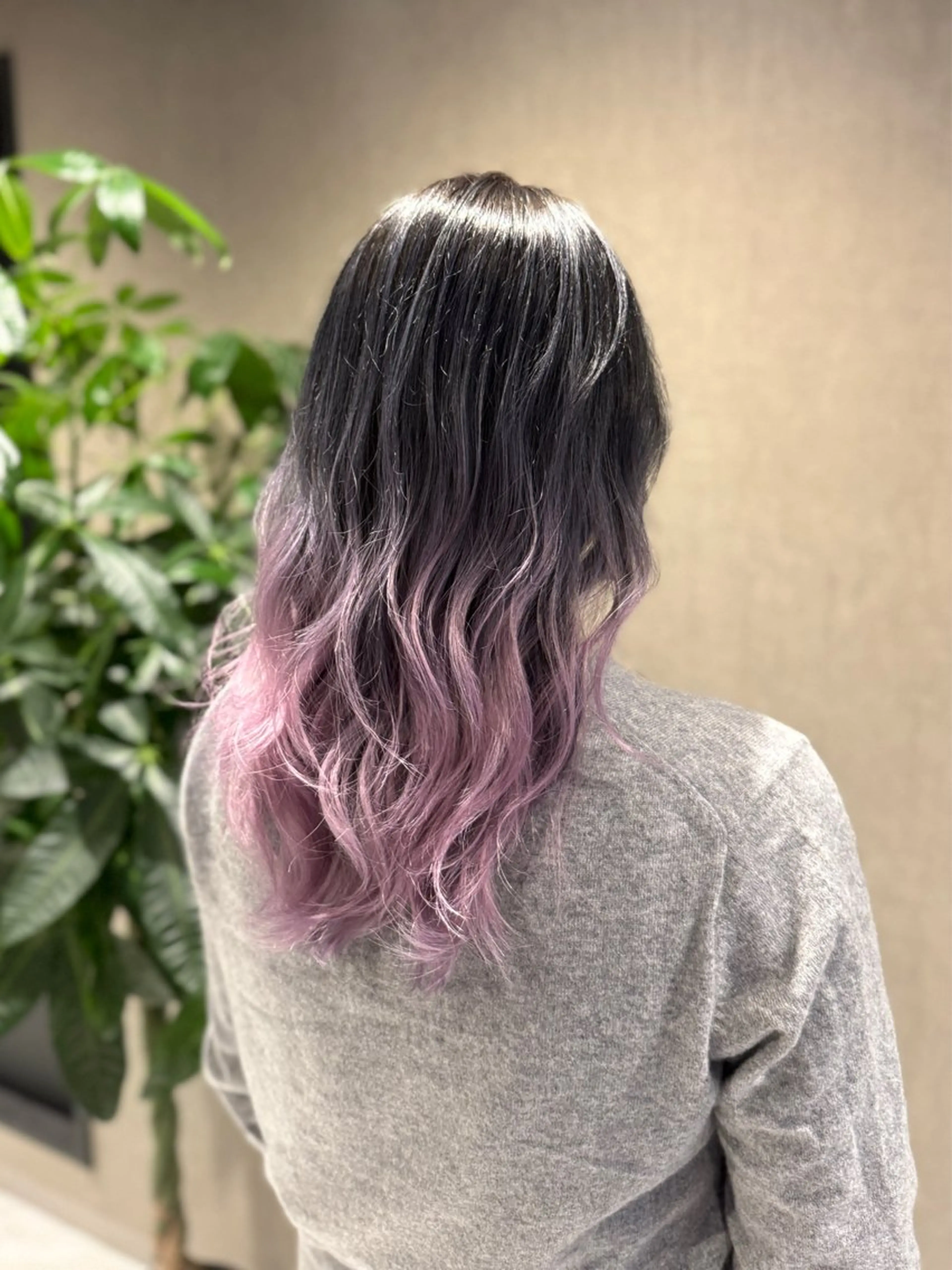 セミロング ヘアカラー ハイトーンカラー 縮毛矯正/ジャックのヘアスタイル