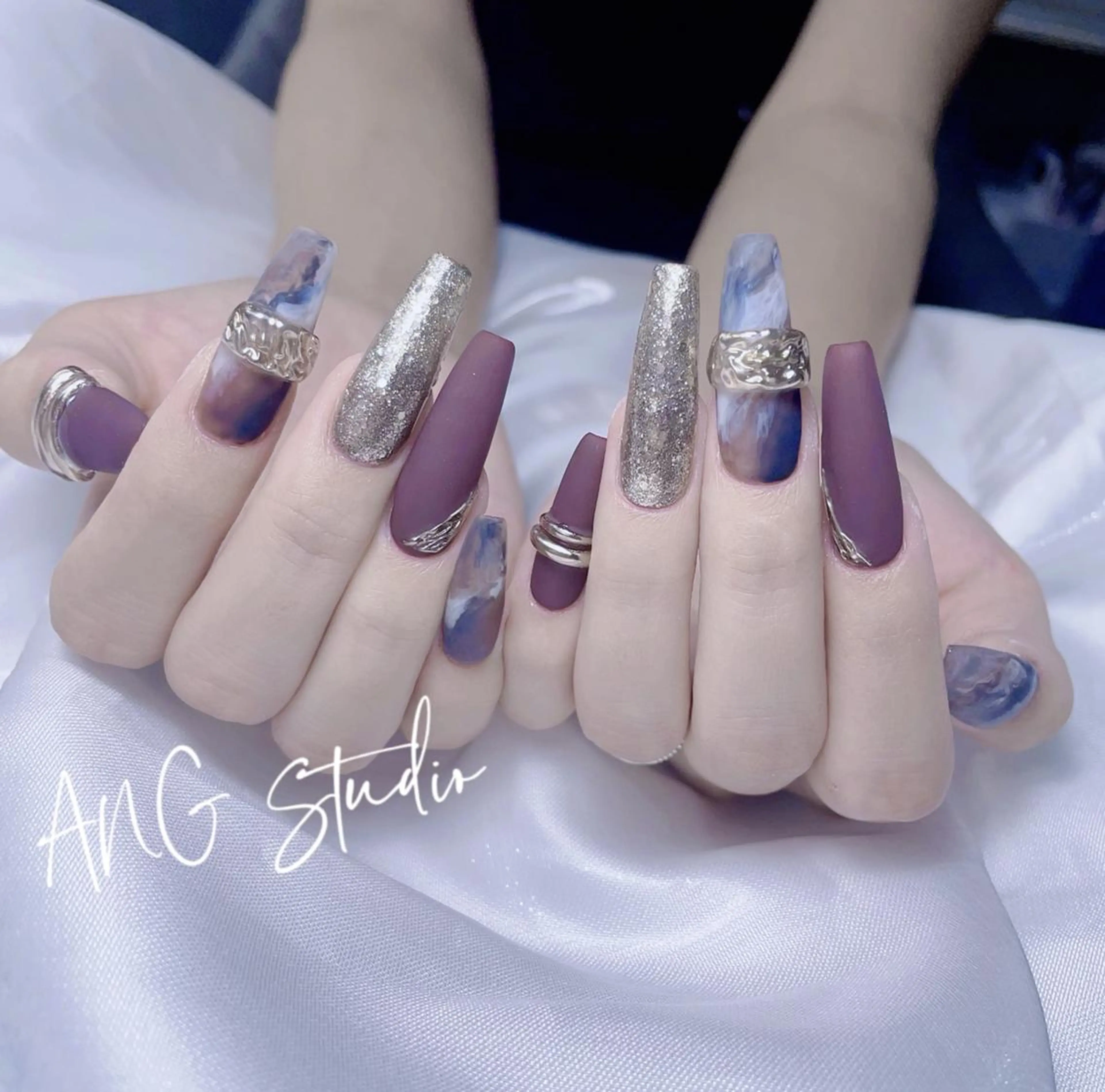 ネイル ANG アクリル スカルプ専門🌸のネイルデザイン