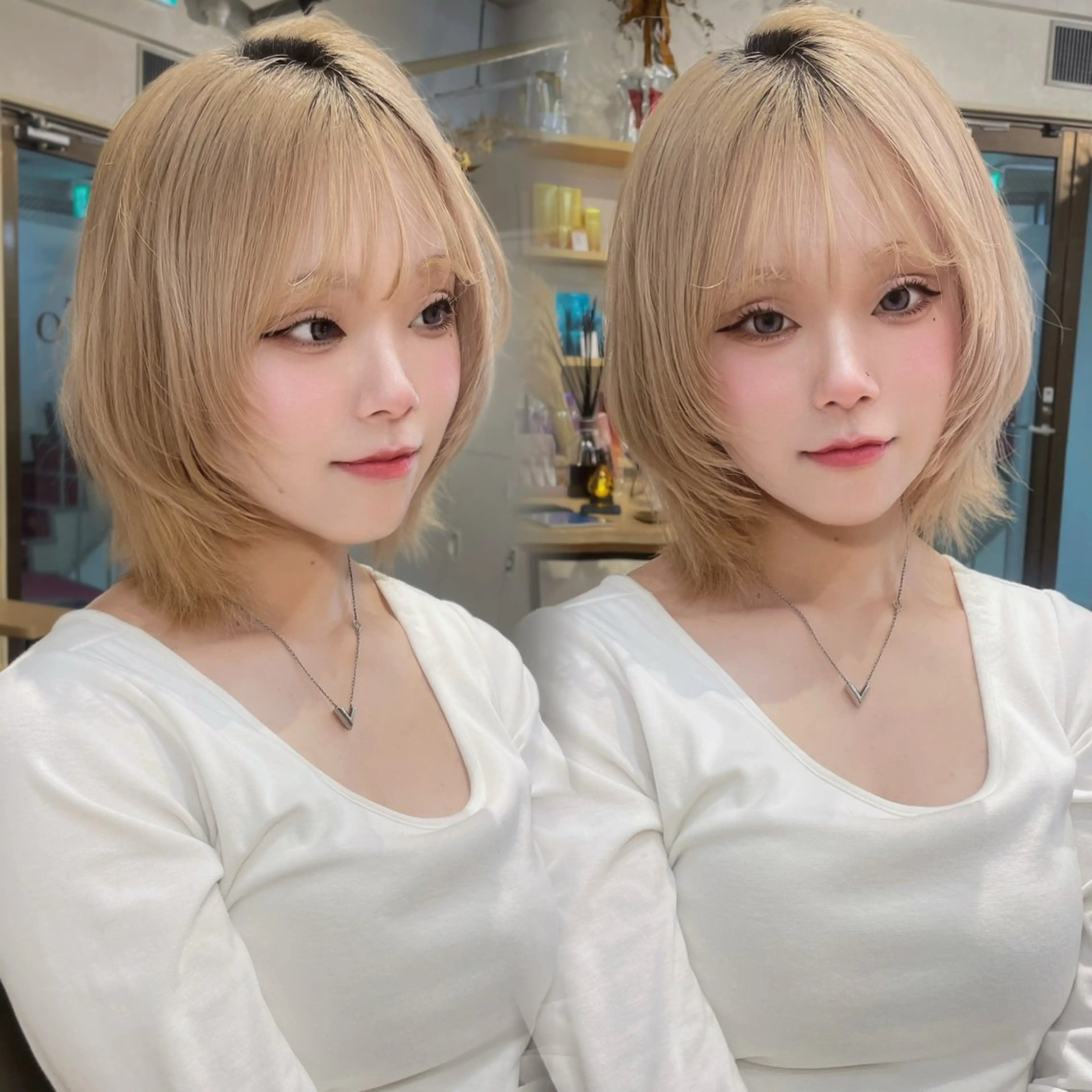 ショート 似合わせカット/ 顔周りカット/まりなのヘアスタイル