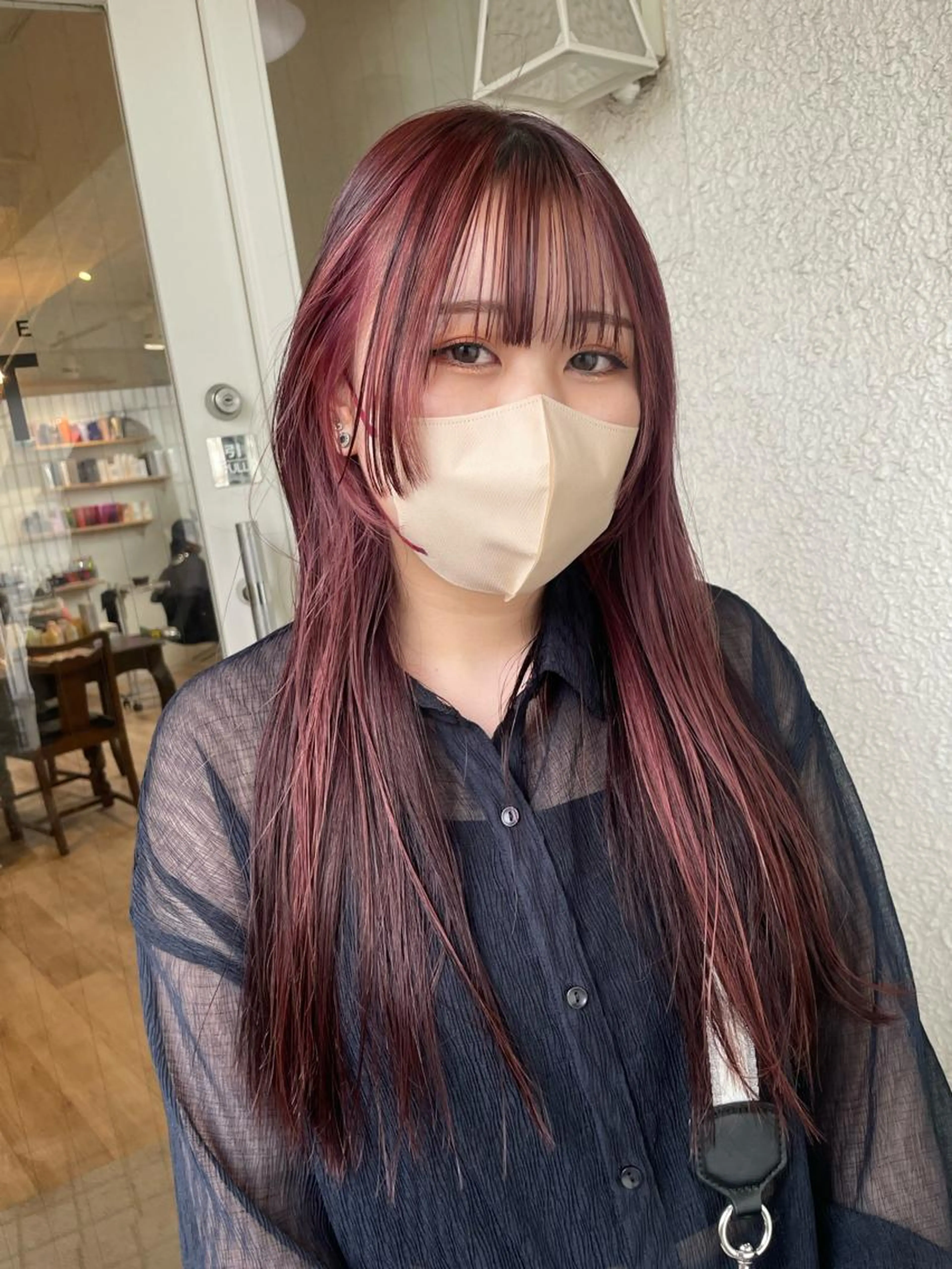 🪽透明感カラー+前髪&顔周りカット🪽の写真