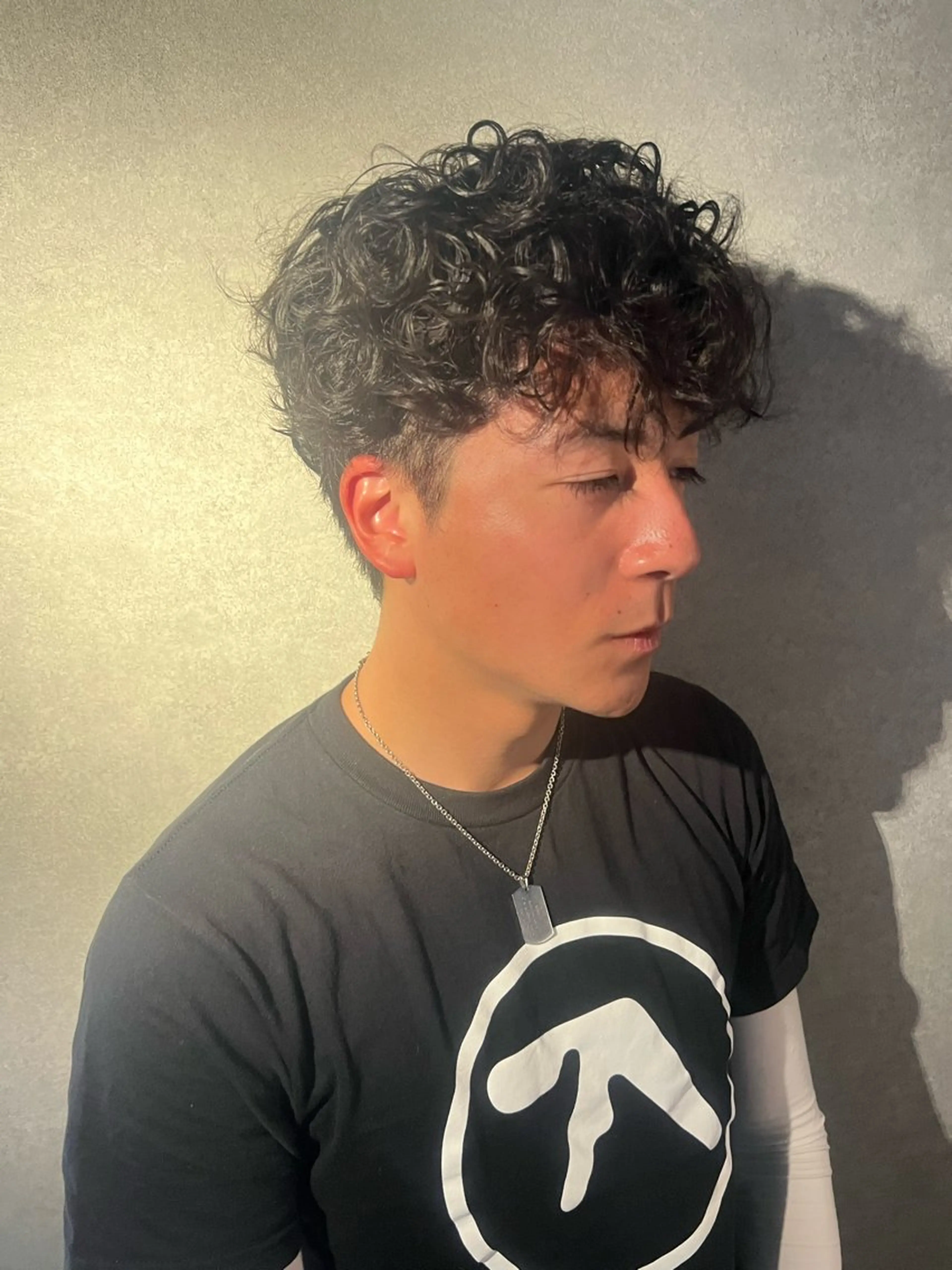 ショート パーマ パーマ 柴田 愛奈のヘアスタイル