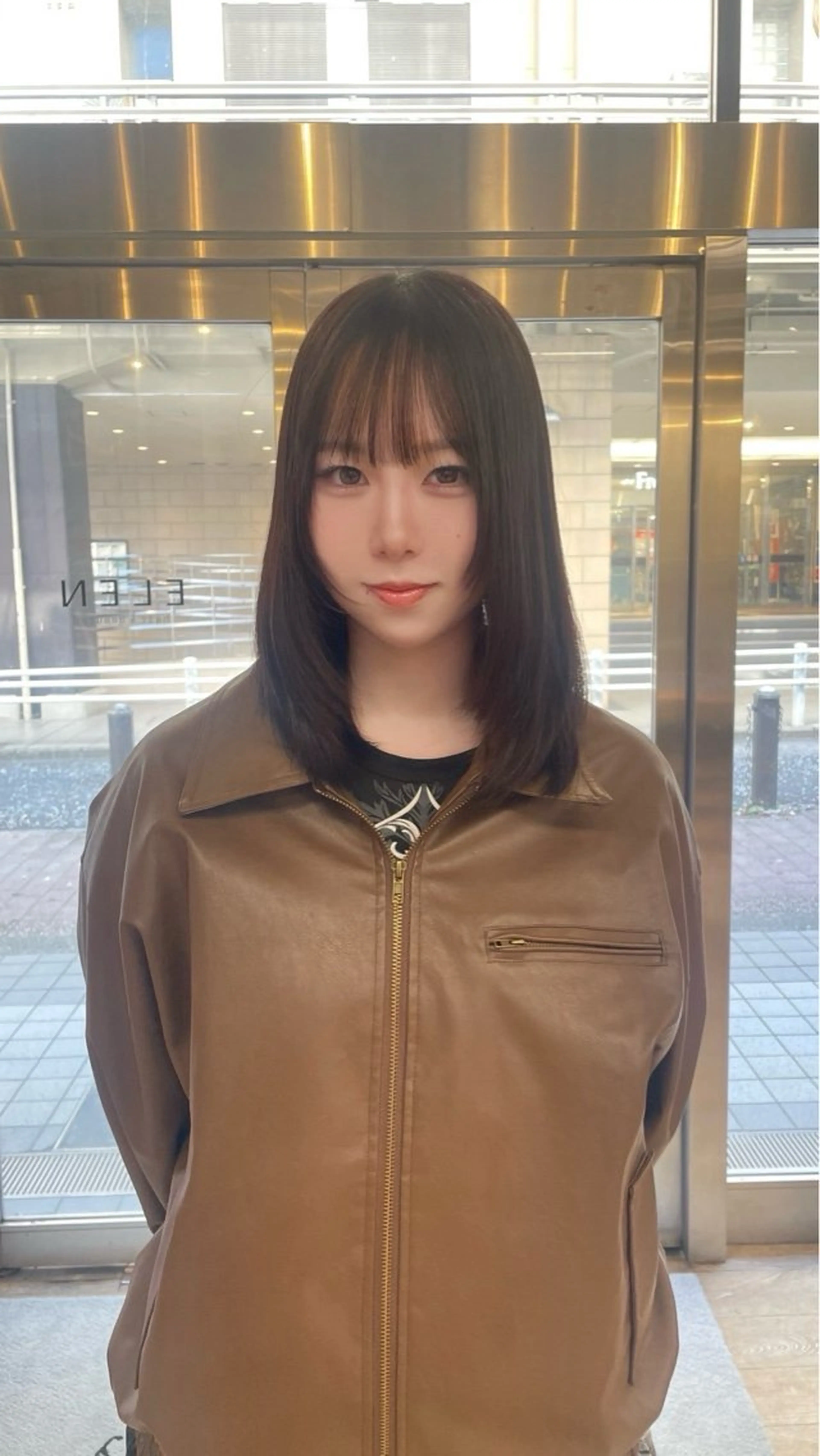 🌿3月限定前髪縮毛矯正+カラー+トリートメント¥6900前髪のクセ気になる方おすすめ✨の写真