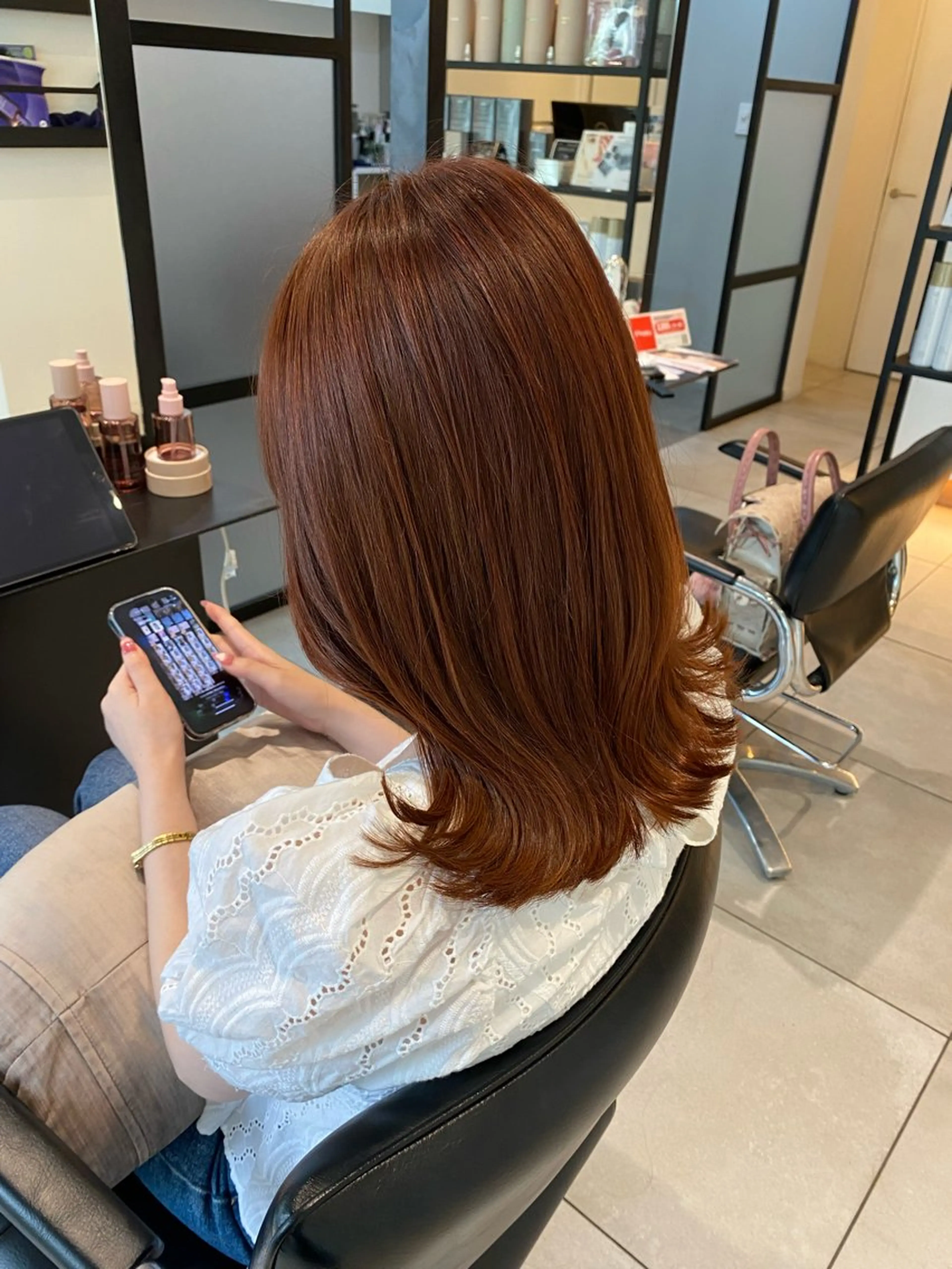 セミロング 梅田美容室 SPADICユヅキ♠のヘアスタイル