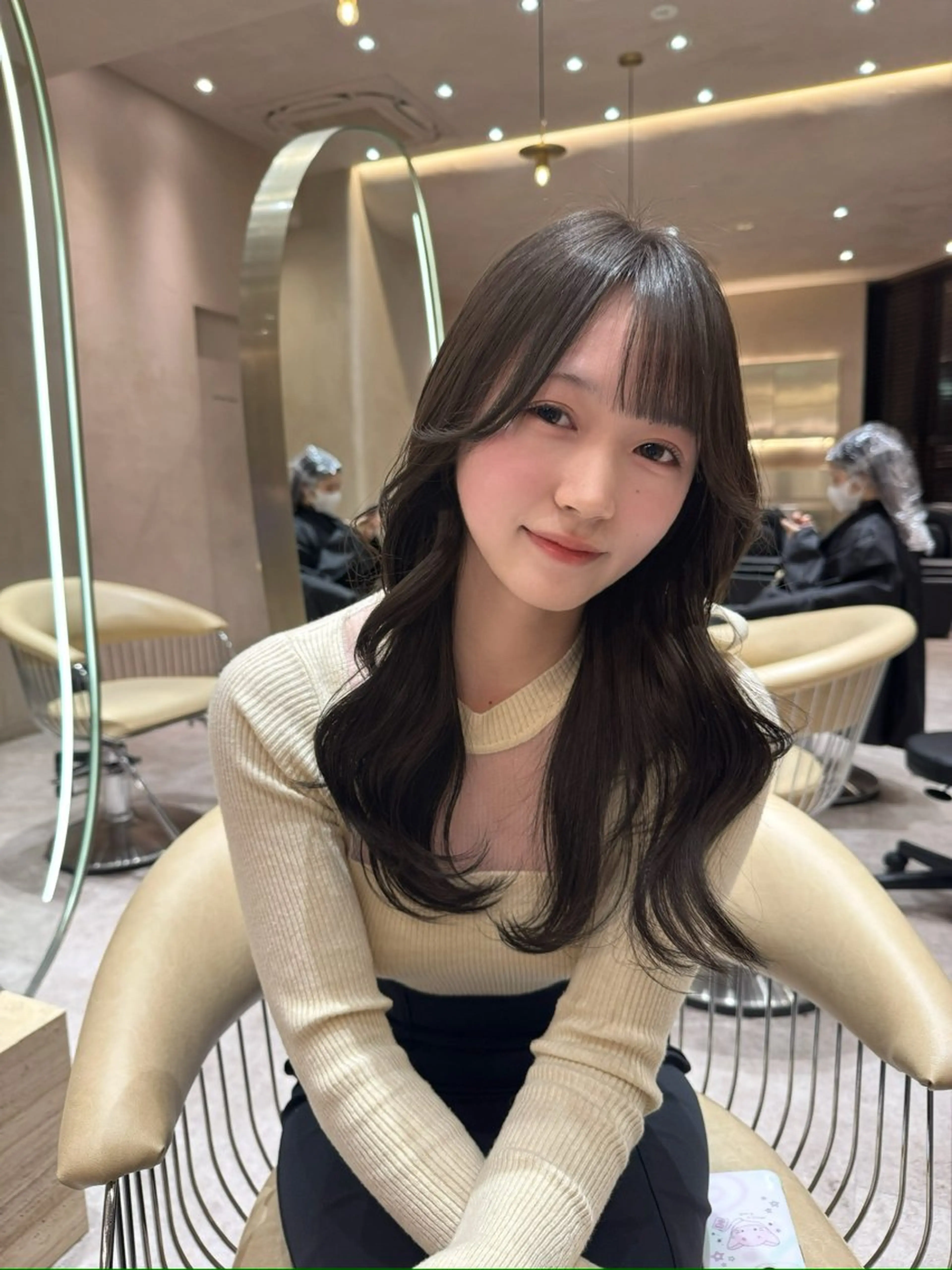 🇰🇷韓国レイヤーカット💇 + 髪質改善トリートメント🫧の写真