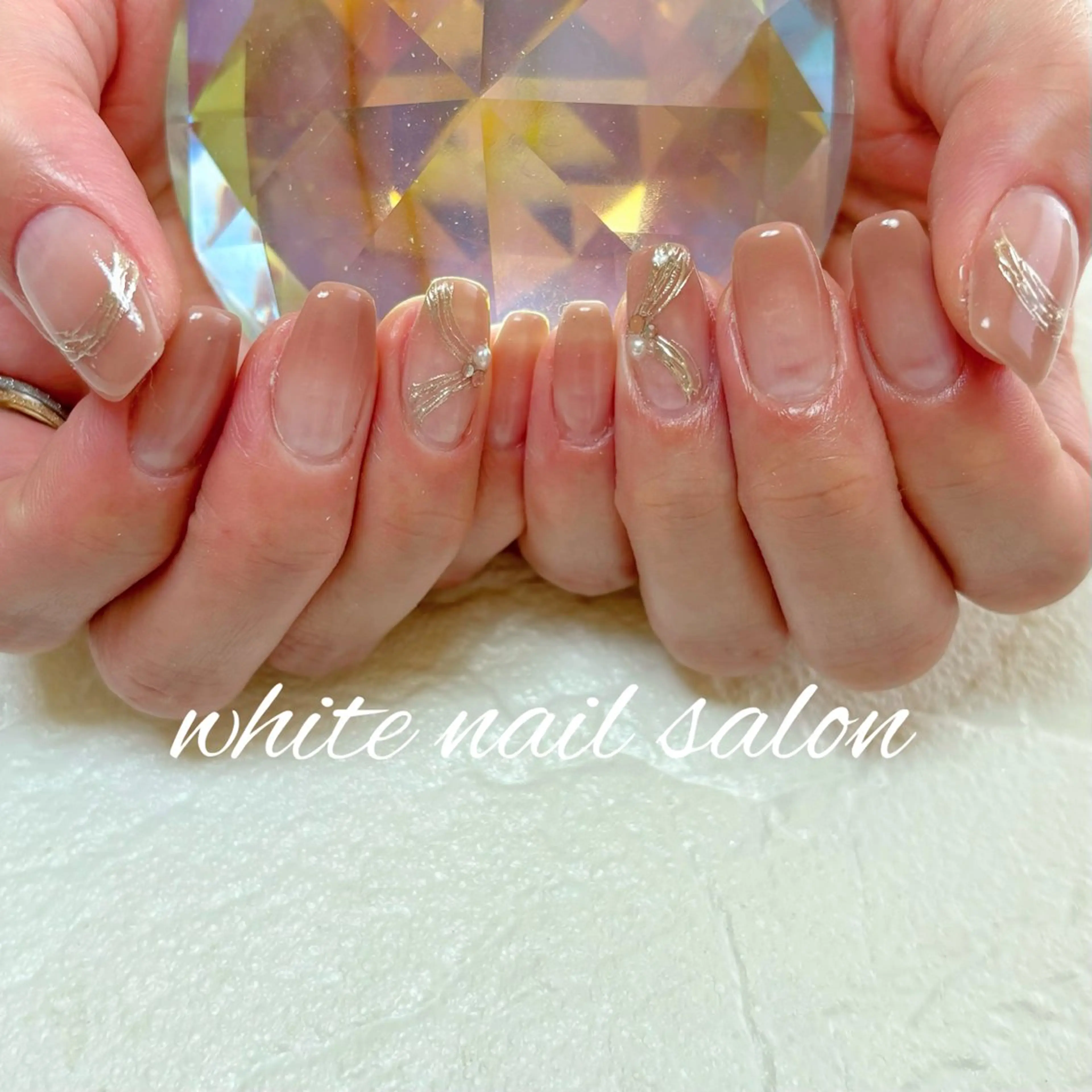 ネイル フットネイル ハンドネイル white nail salonのネイルデザイン