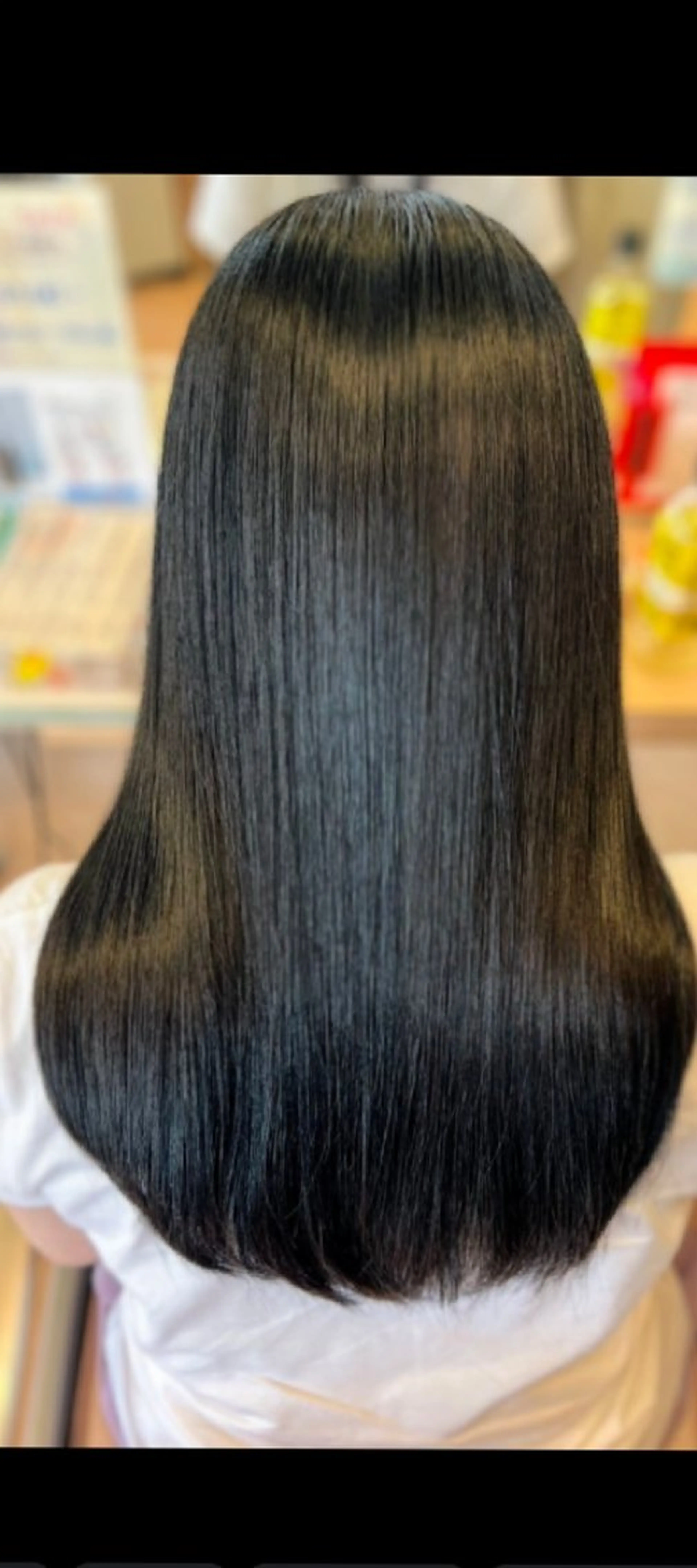 😈✨毎朝が快適✨😈 カット+縮毛矯正+トリートメント(マスク) 胸下+1100円の写真