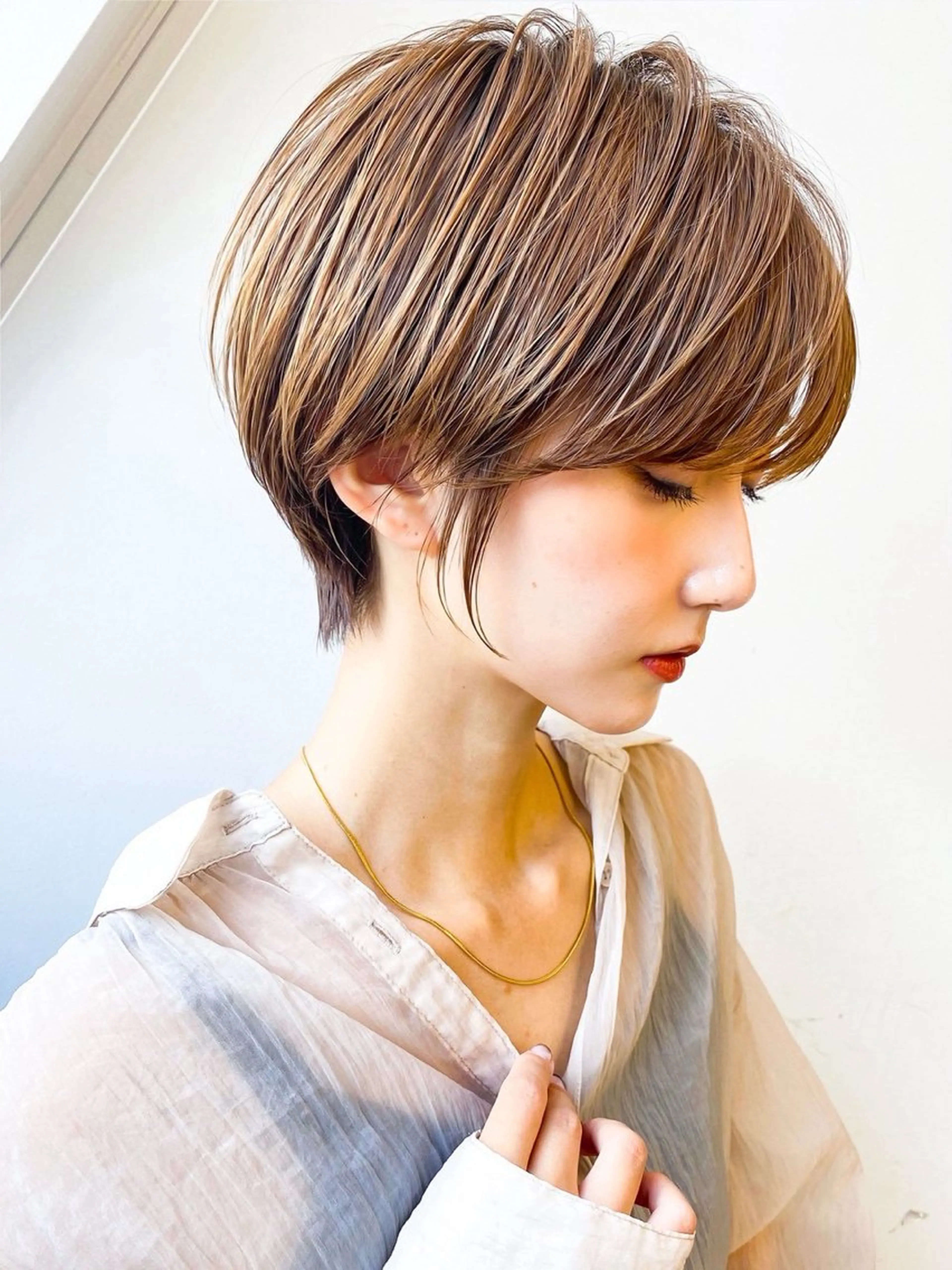 ショート 岡田 拓真のヘアスタイル