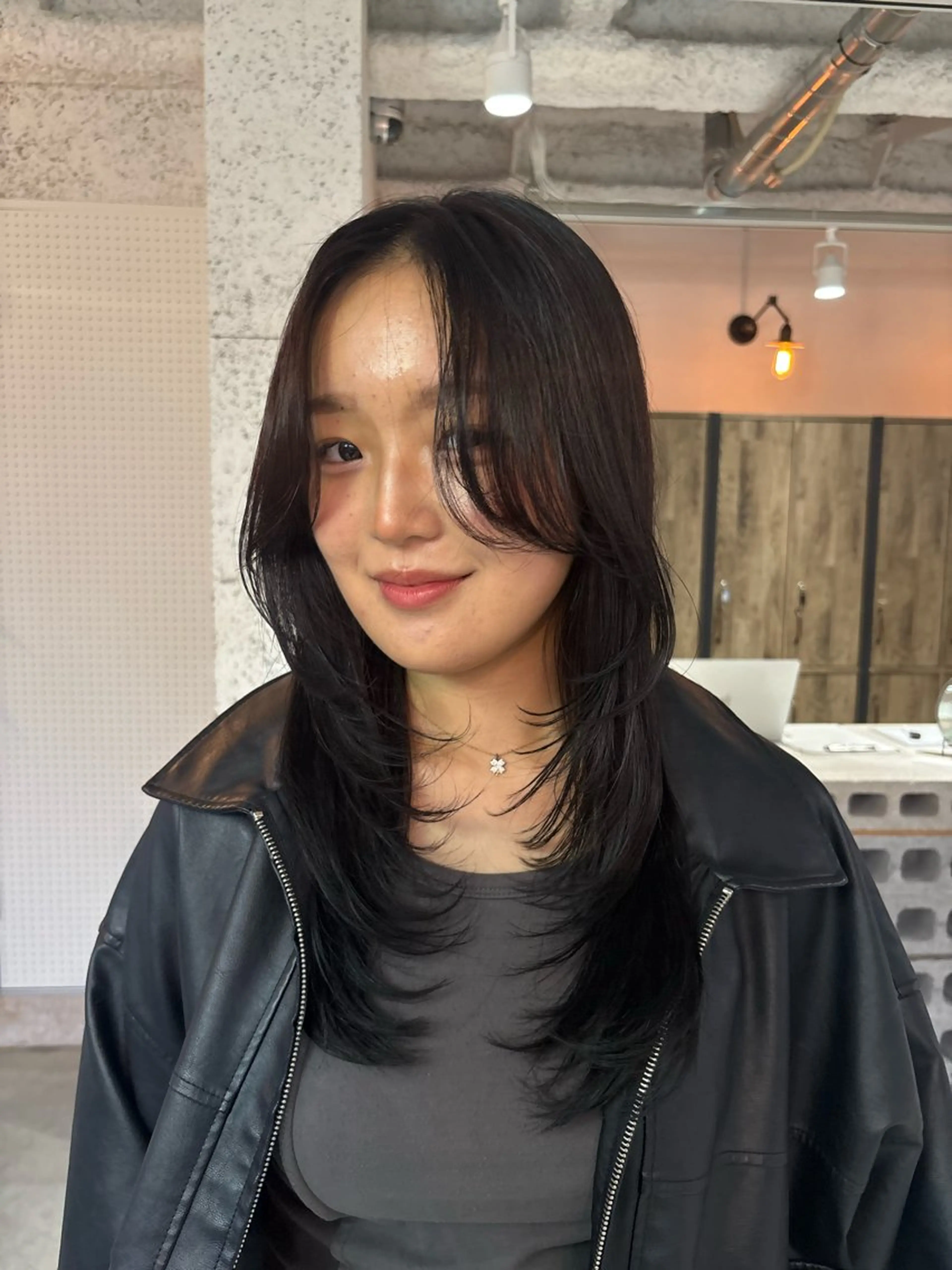 🫧『12限定』就活前の暗染に♪ワンカラー × カット× アロマトリートメントの写真