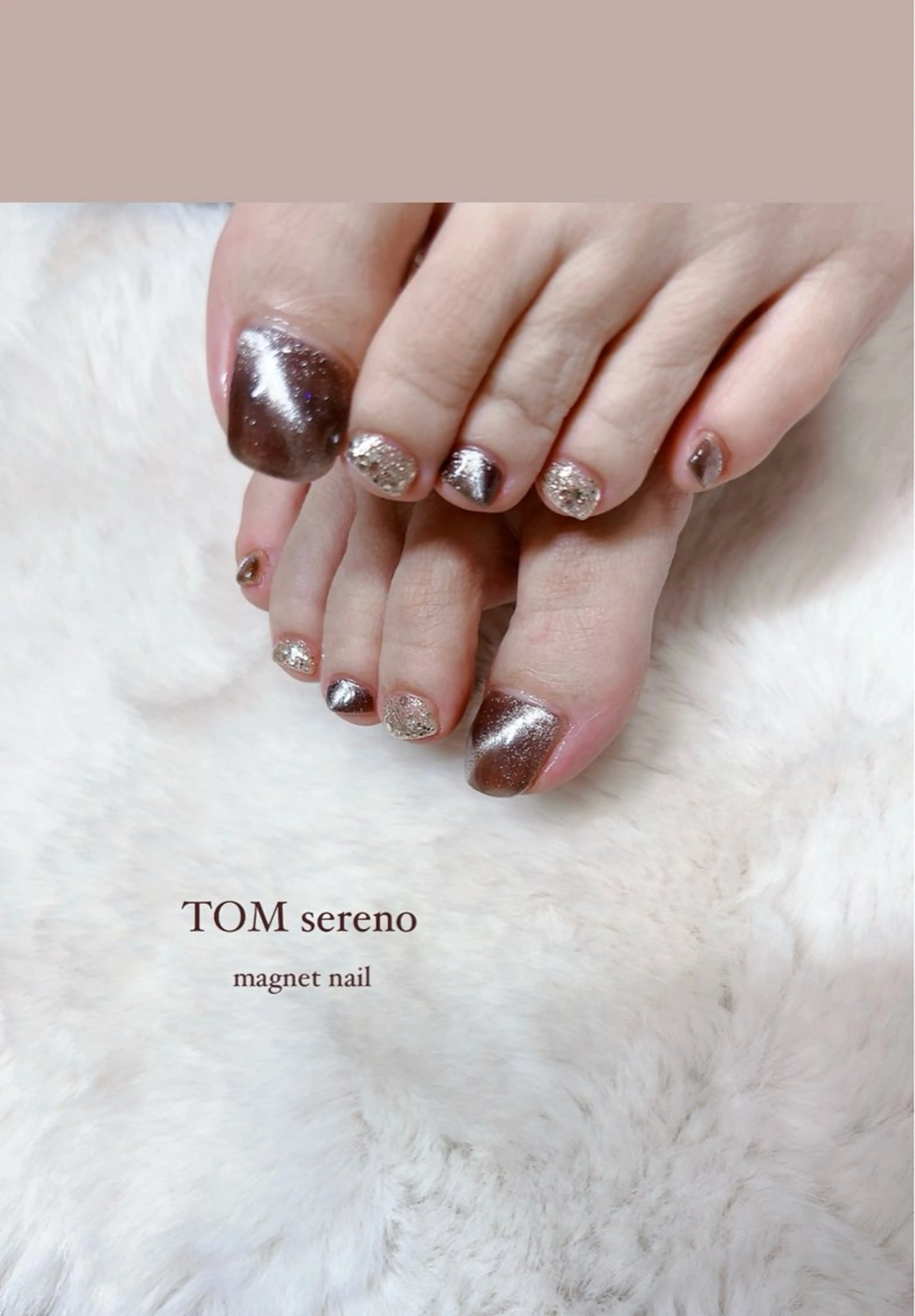 ネイル フットネイル マグネットネイル ハンドネイル TOM serenoのネイルデザイン