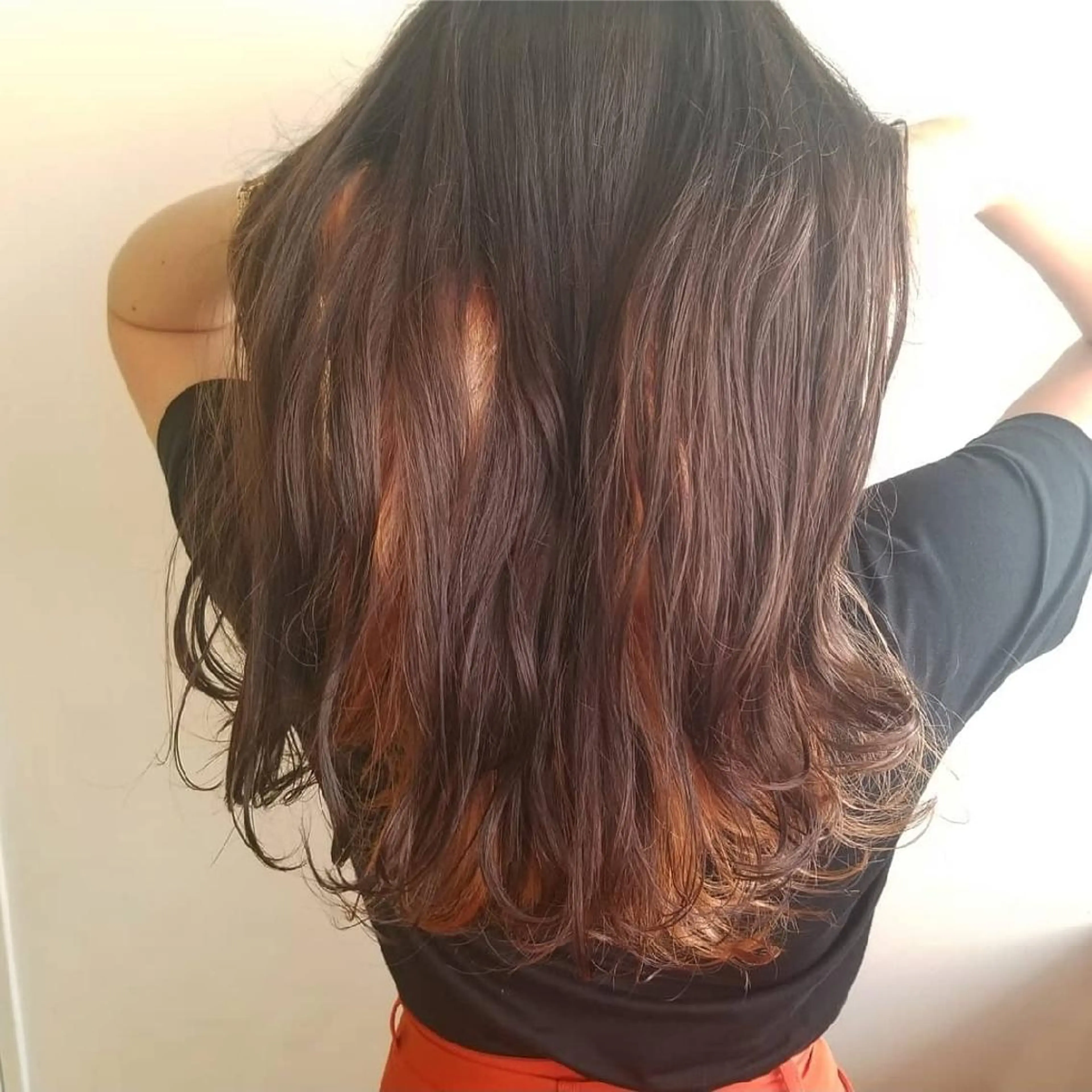 カラー ロング salowin渋谷kitaya park前所属・RIKA韓国ヘア/く びれヘア/上品カラーのヘアスタイル
