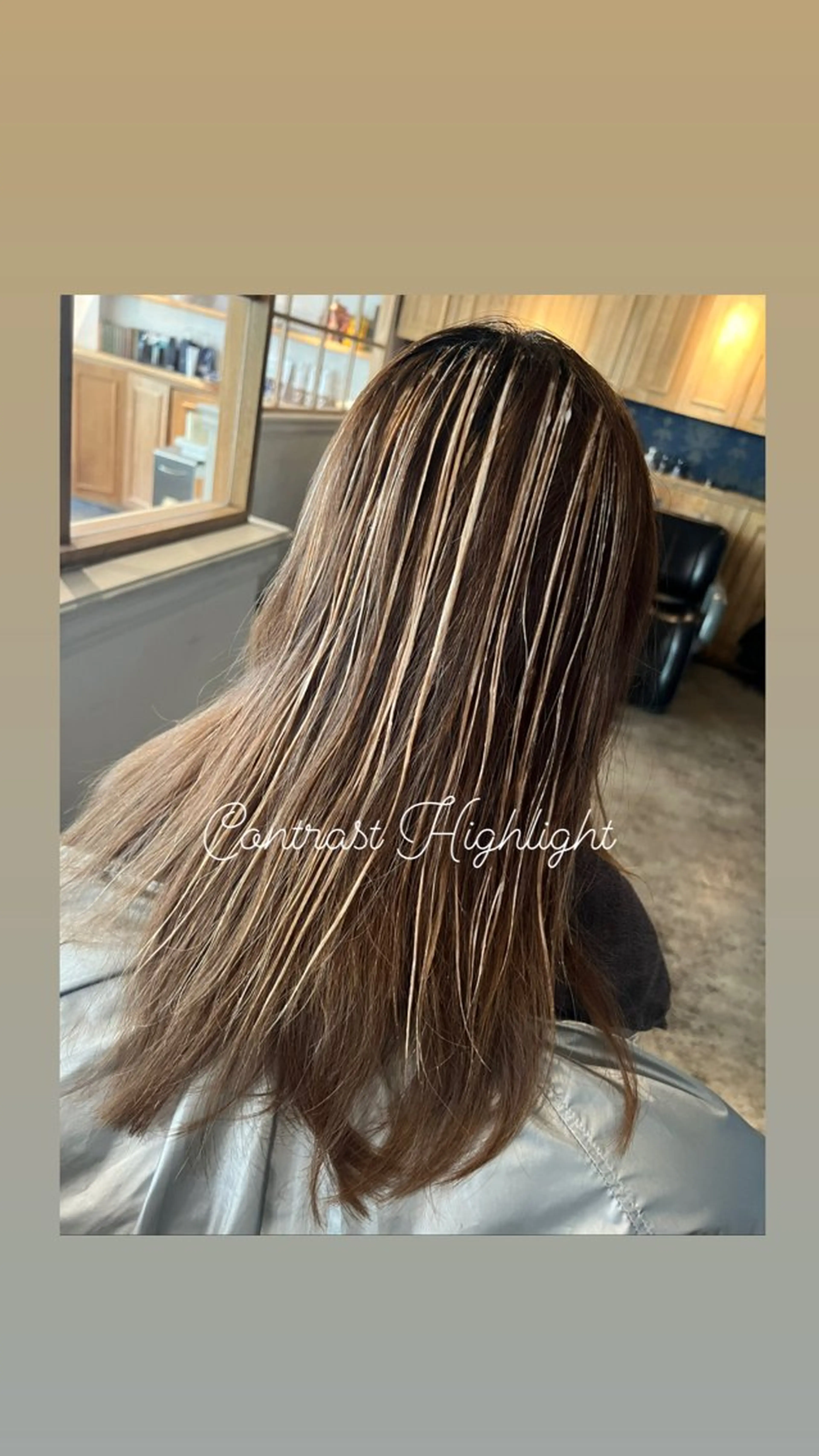 ロング カラー ハイライトカラー ハイライト カット ヘアカラー トリートメント ハイライト/インナー /ブリーチ/レイヤーのヘアスタイル