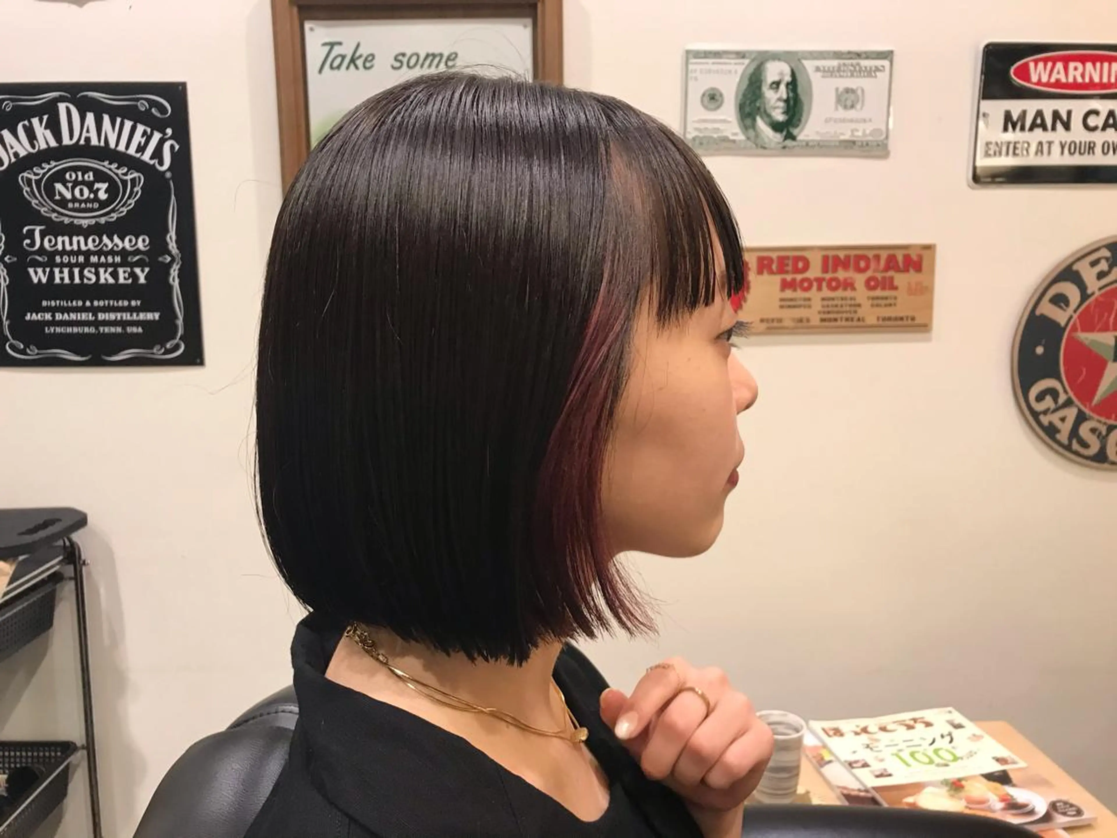 ミディアム ボブ 時久 葵のヘアスタイル