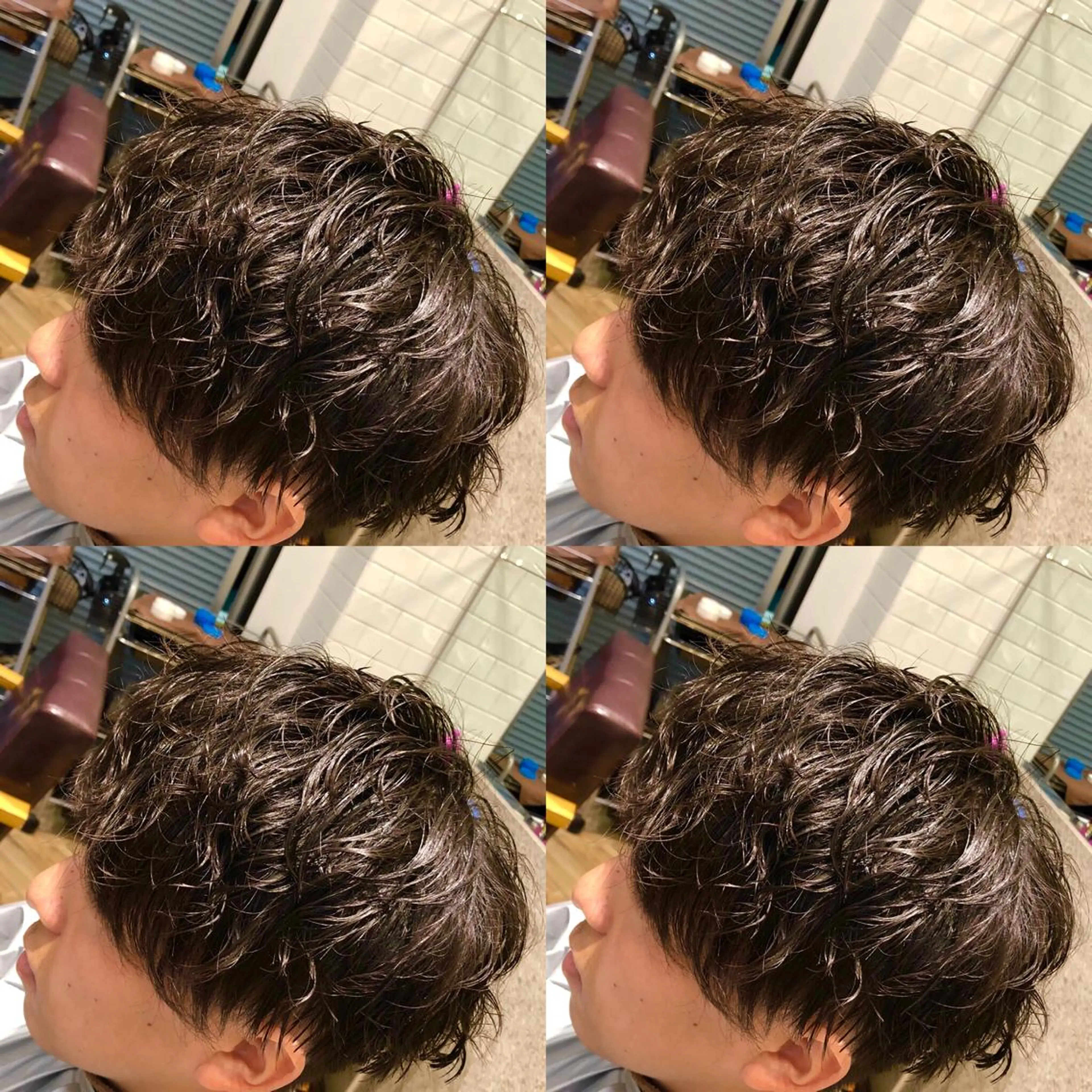 パーマ メンズ メンズブリーチ メンズパーマ スパイラルパーマ 神山 大樹✂︎宇都宮江曽島のヘアスタイル