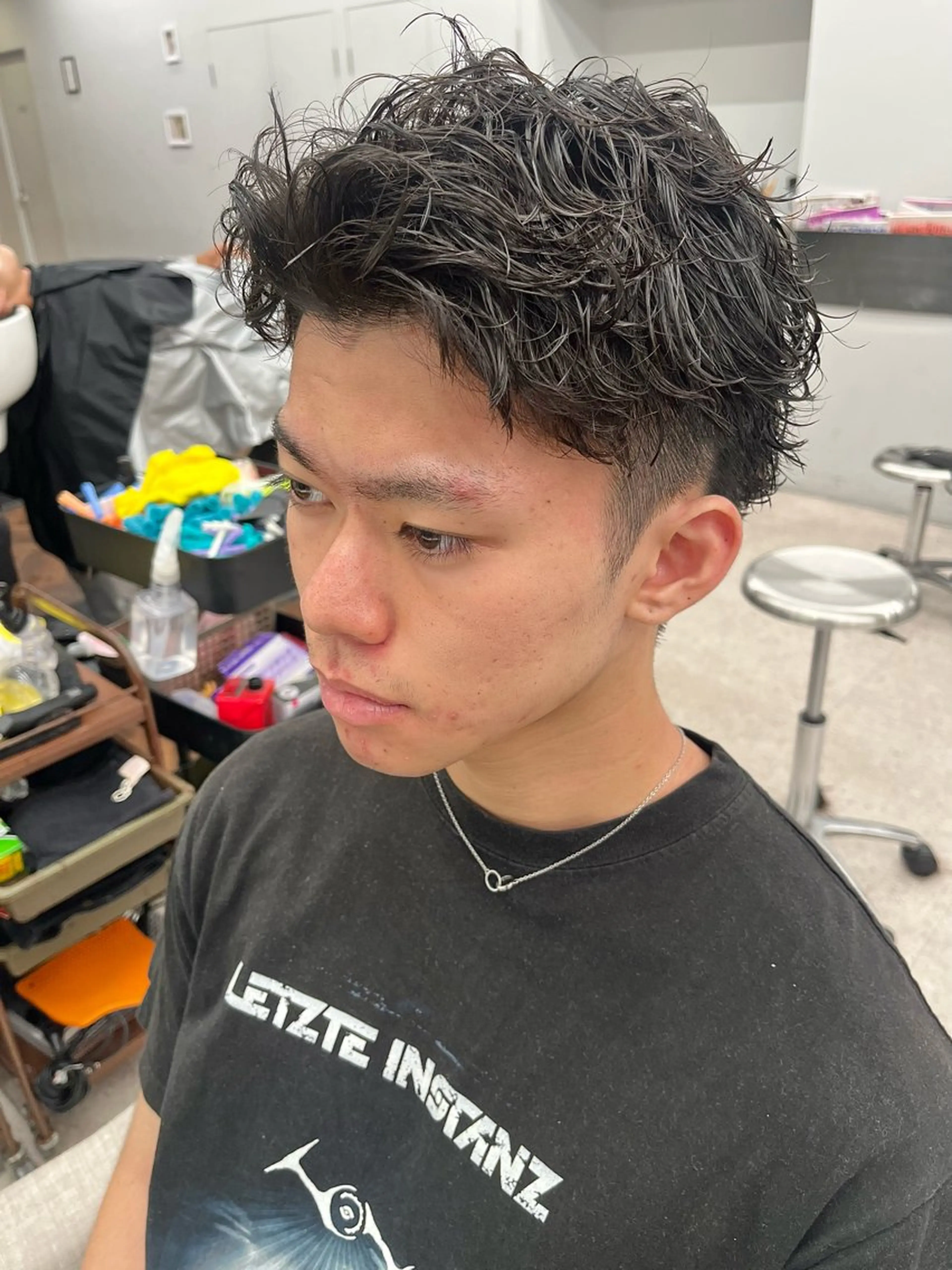 パーマ メンズ メンズパーマ スパイキーショート 🍐シャドウパーマ メンズ特化/守岡🍐のヘアスタイル