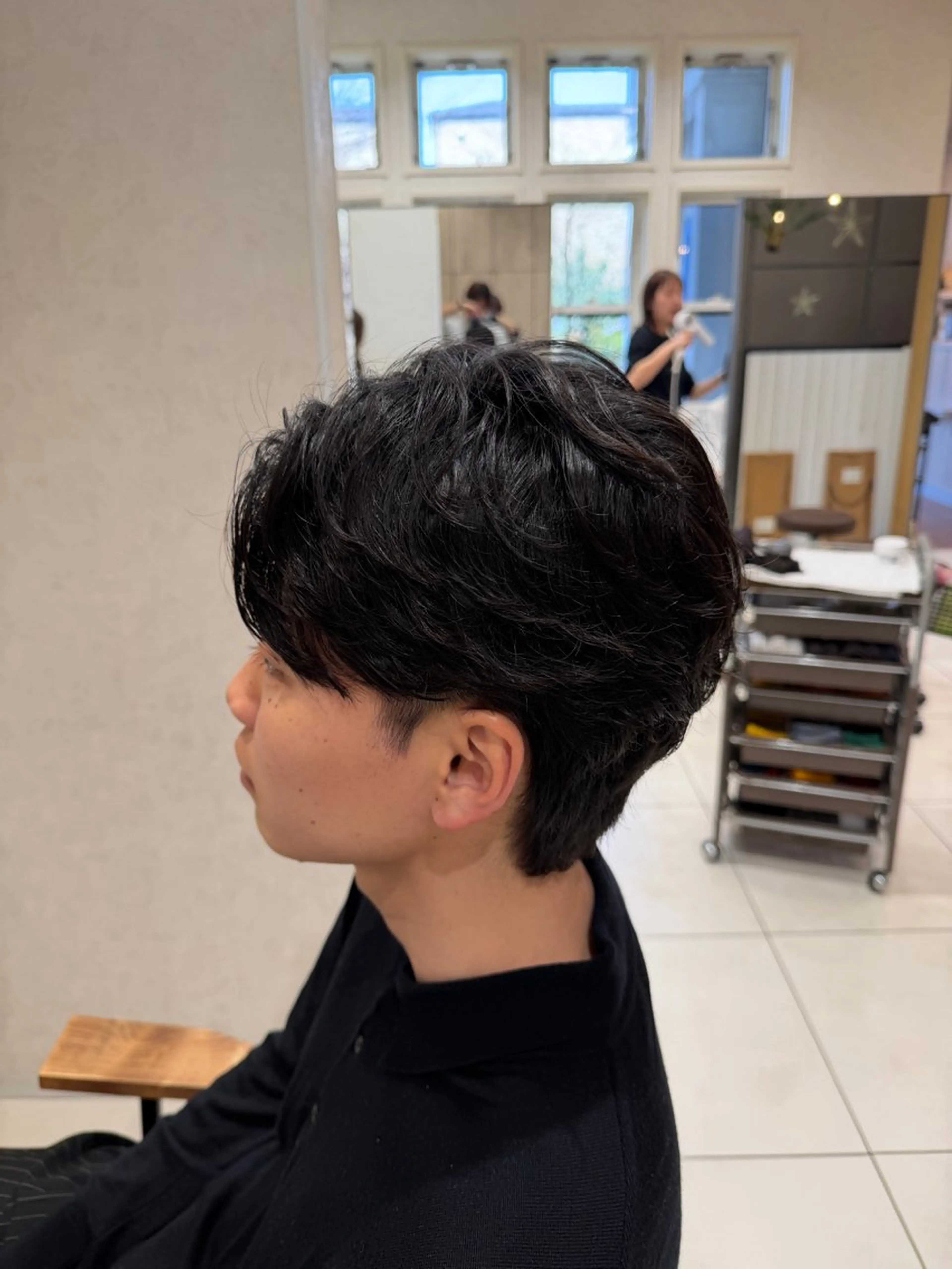 メンズ カット パーマ メンズ特化フェザー パーマ🚗タケシのヘアスタイル