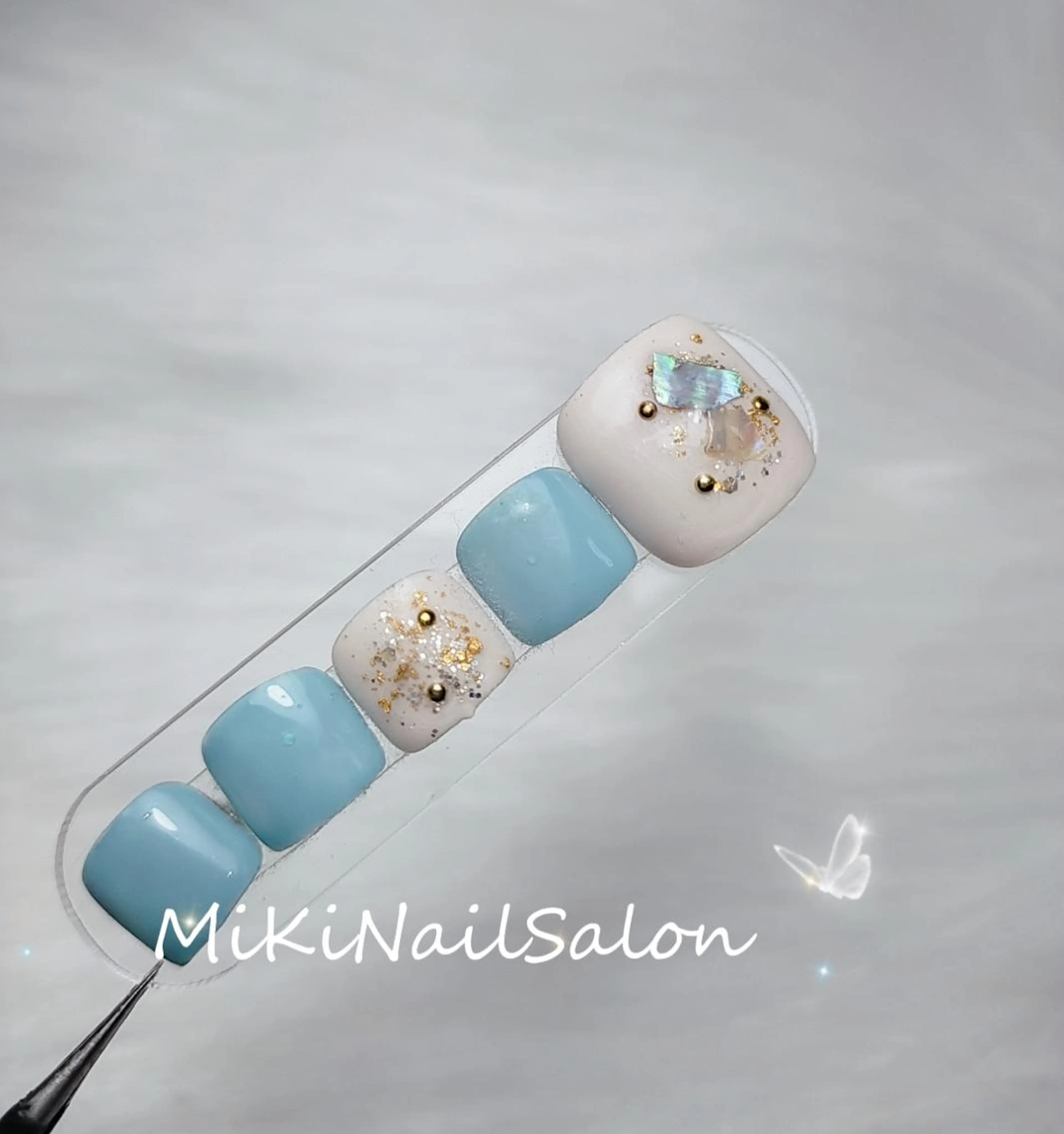 ネイル フットネイル フットネイル ★未希★ ミキネイルサロン池袋のネイルデザイン