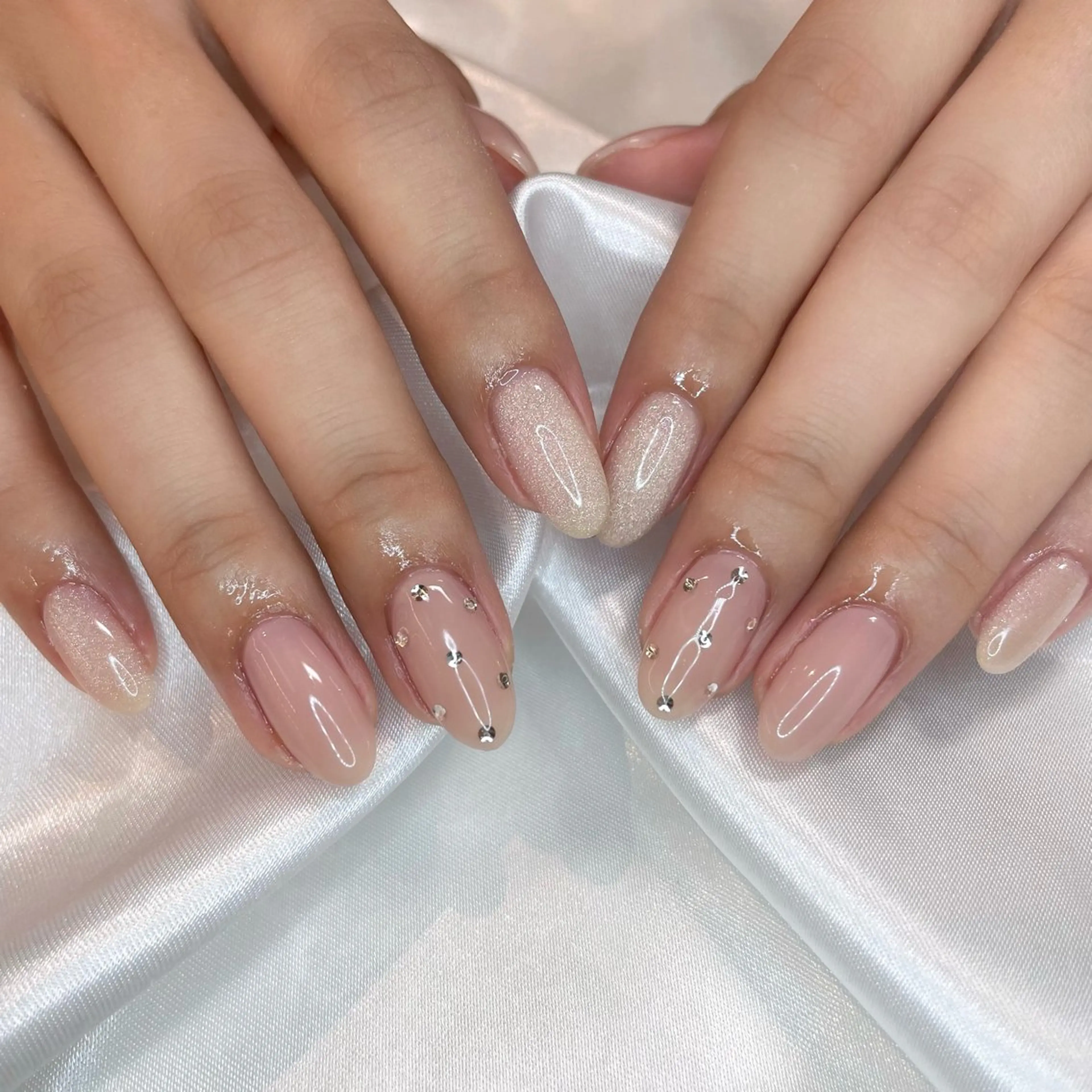 ネイル シンプルネイル ハンドネイル Tsuki🌙/渋谷 /パラジェルのネイルデザイン