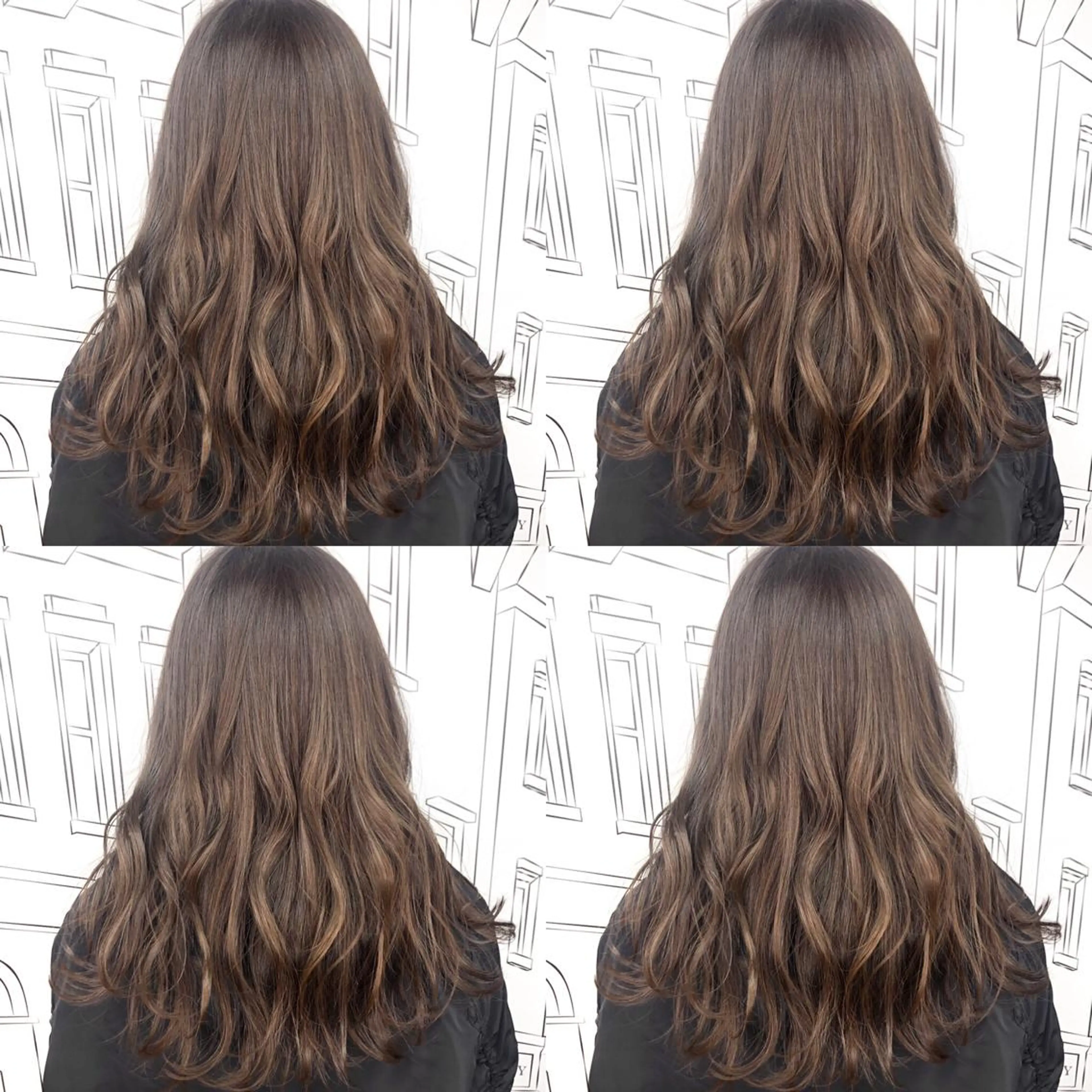 セミロング カラー アッシュ ラベンダーカラー ラベンダーアッシュ TOMOKA 艶髪/透明感カラーのヘアスタイル