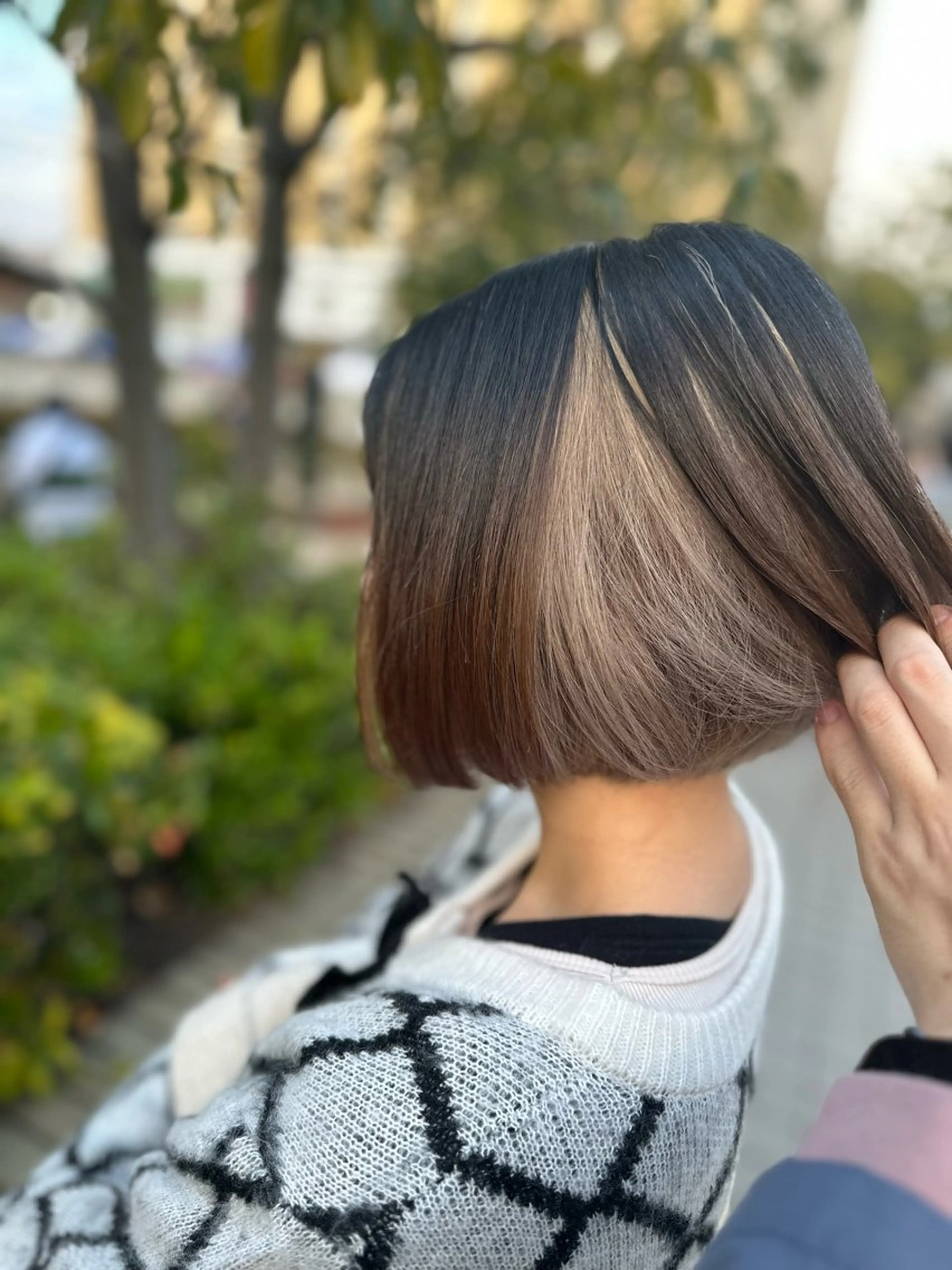 インナーカラー(ブリーチあり)の写真