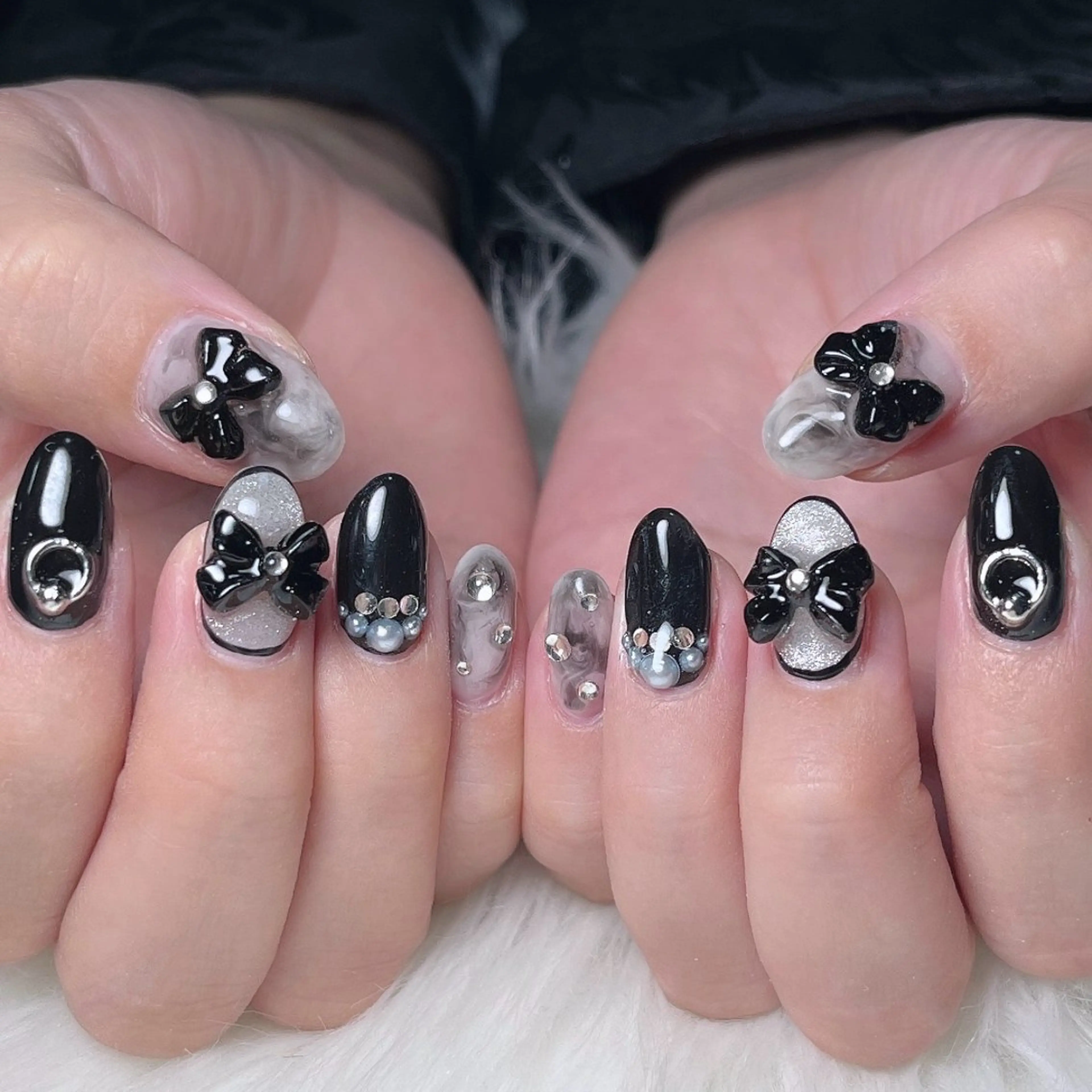 ネイル 韓国ネイル ラメ(グリッター) 持ち込み ハンドネイル 🐕‍🦺Yappy 💗A-tanのネイルデザイン