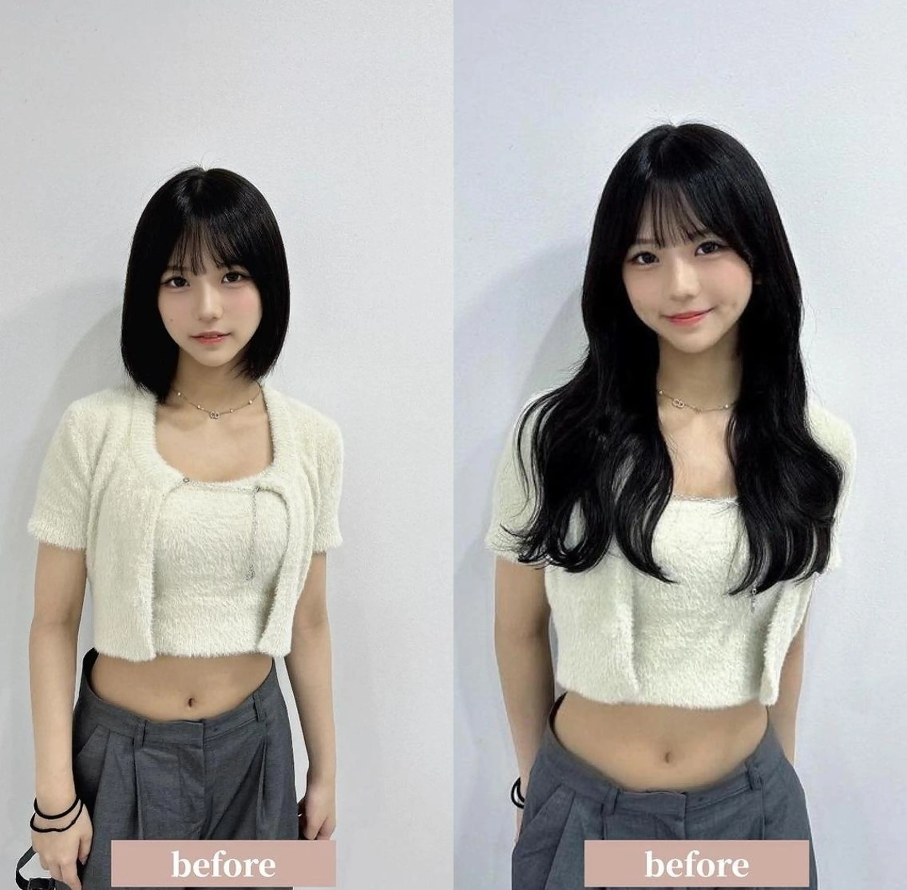 ミディアム カラーとエクステ 🌟エクステのヘアスタイル