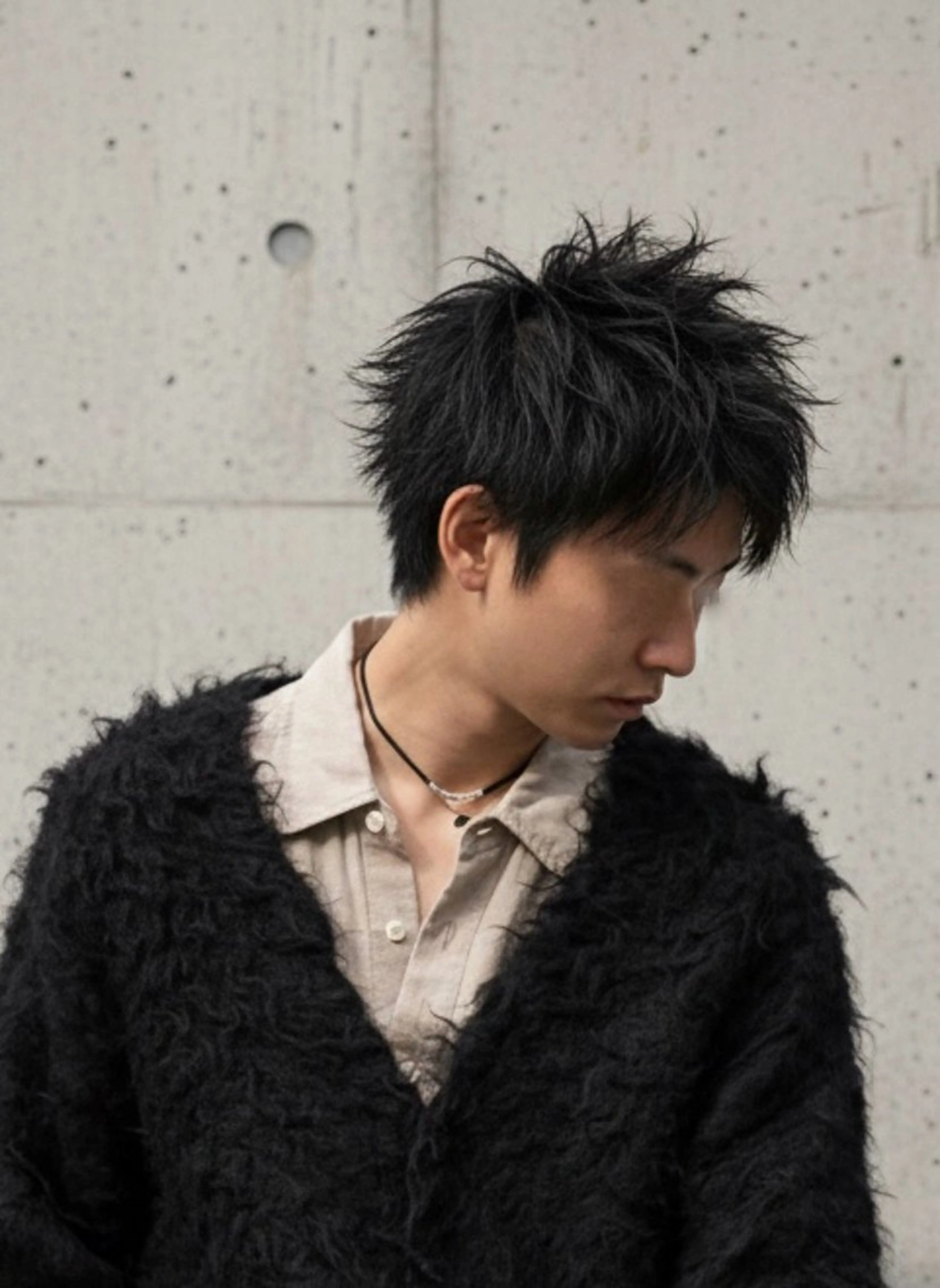 ショート メンズ 刈り上げ ショートヘア 大人メンズパーマ /石川瑠青のヘアスタイル