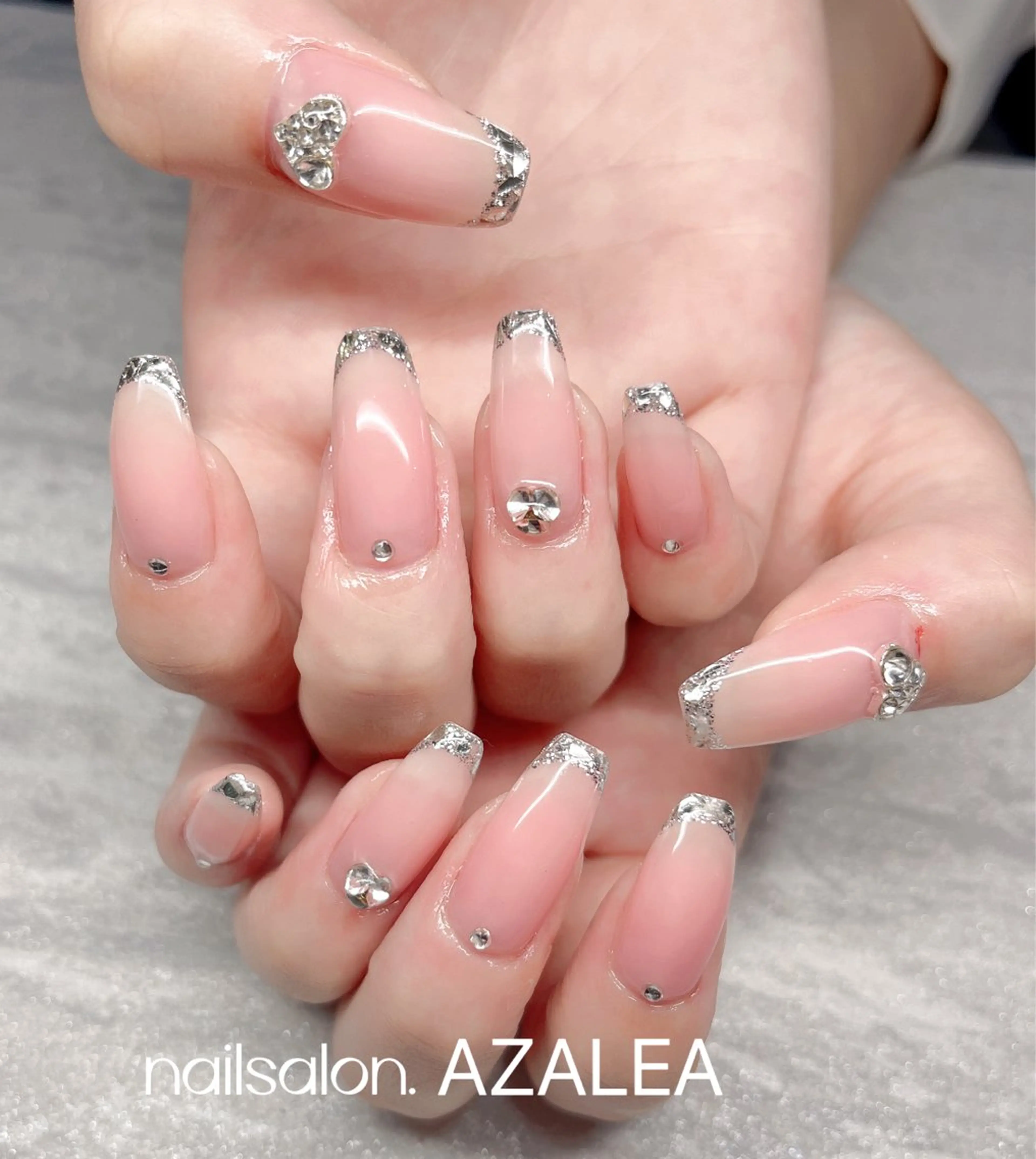 ネイル ハート R inのネイルデザイン