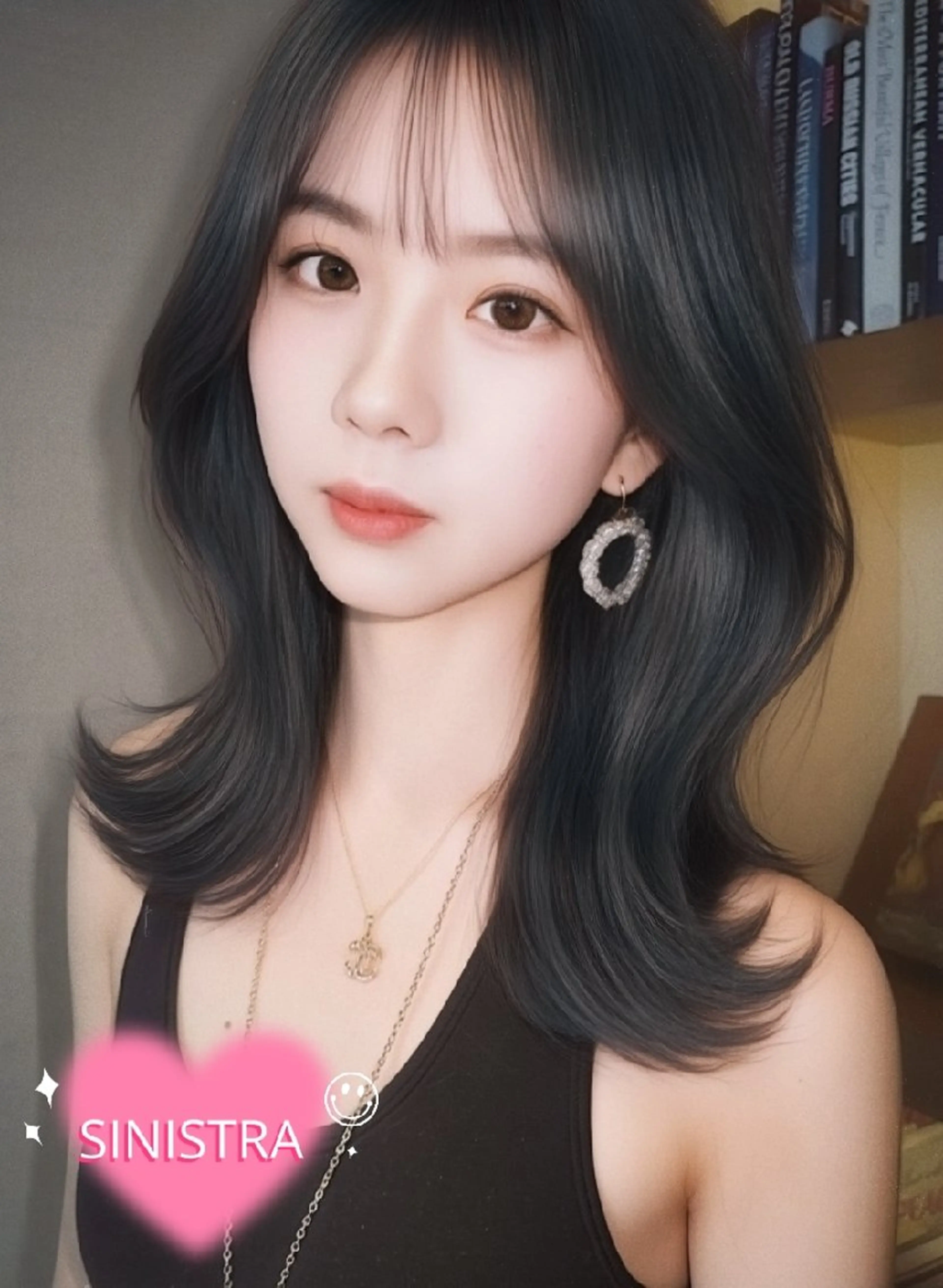 ミディアム カラー カット ヘアカラー トリートメント sinistra シニストラ　足利山下店所属・再来率94％原宿足利 表参道★シニストラのヘアスタイル