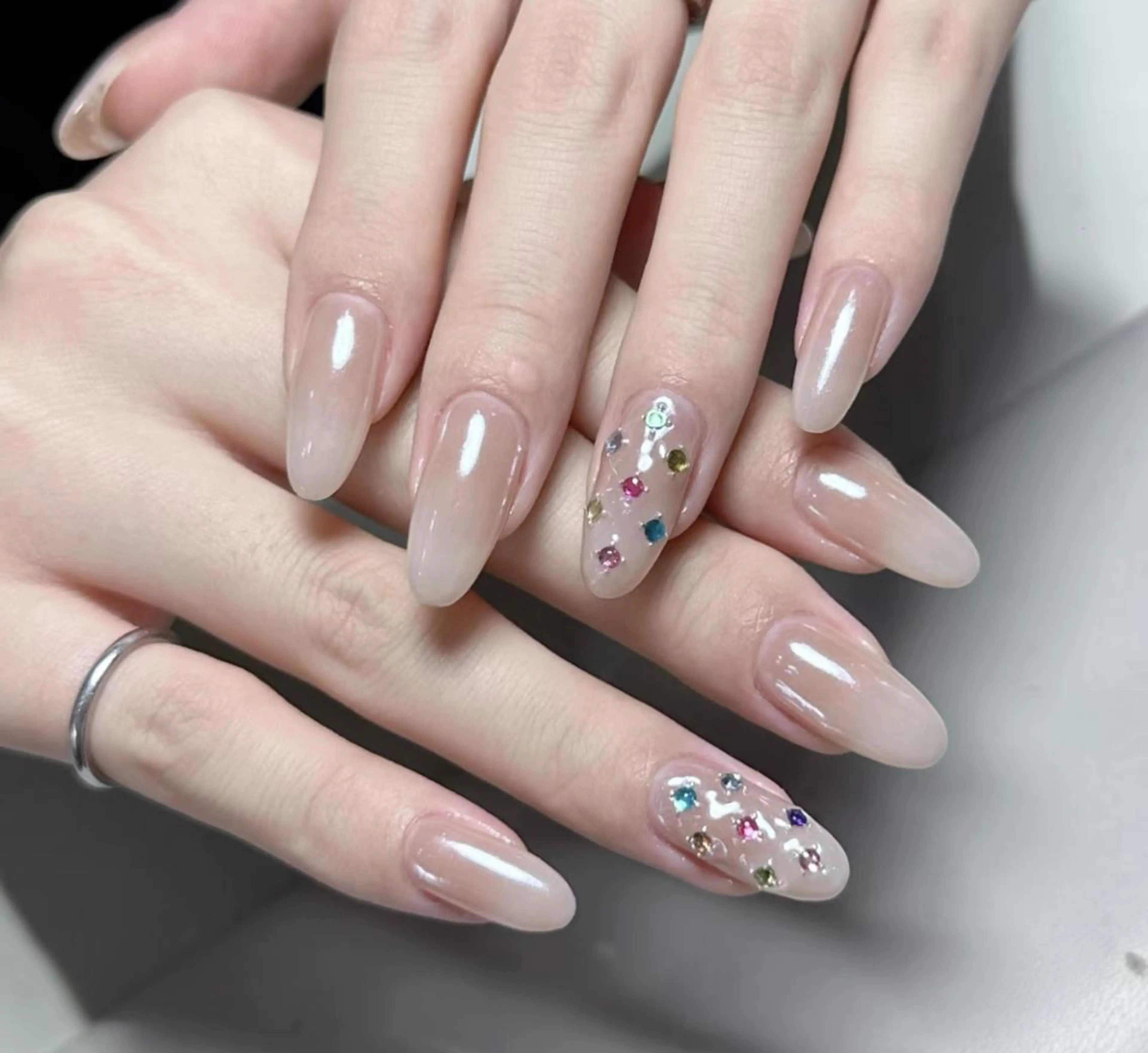 ネイル ハンドネイル By moonネイル 🌷ワンホン/韓国風のネイルデザイン