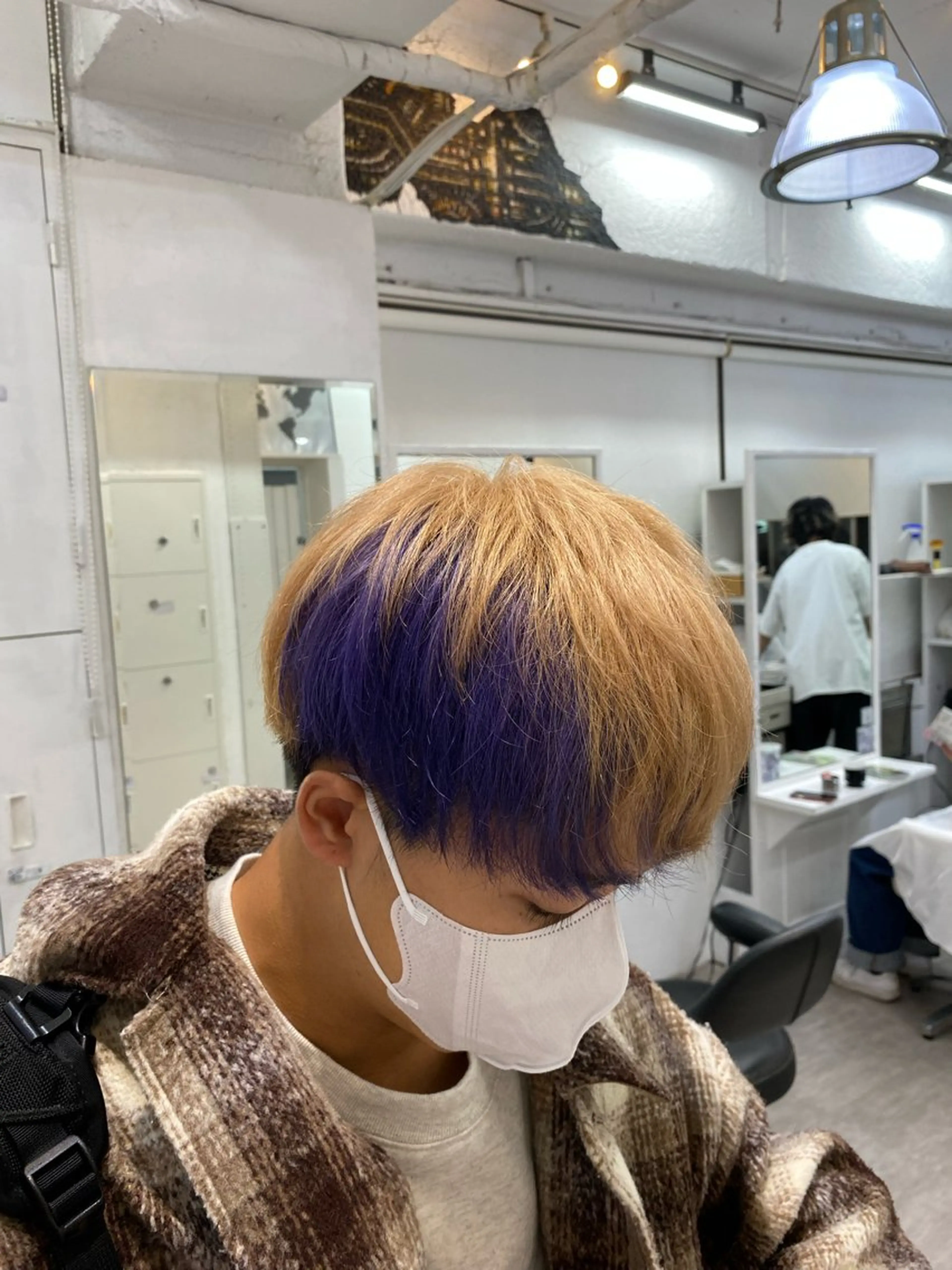 カラー メンズ 田上 舶斗のヘアスタイル