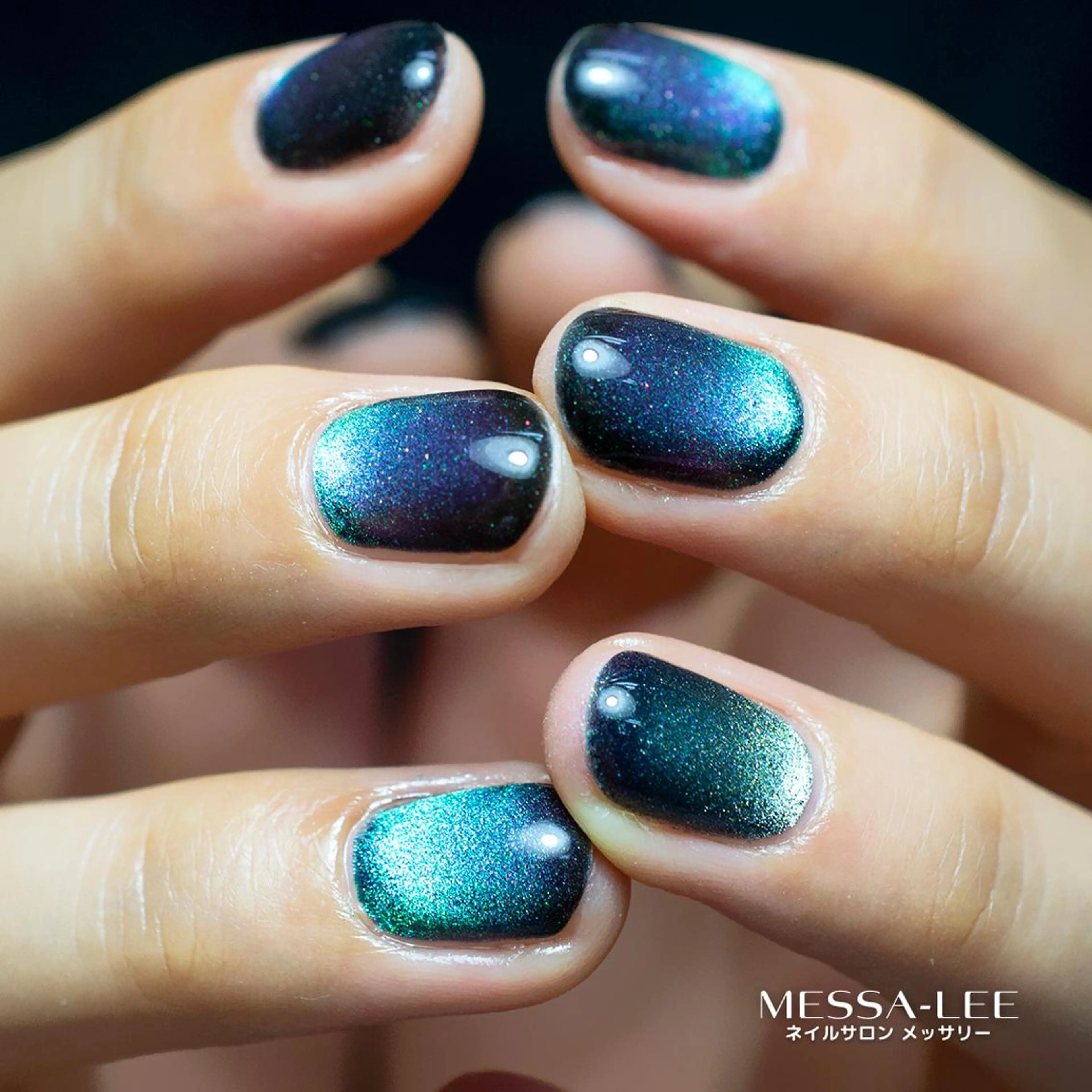 ネイル マグネットネイル マグネットワンカラー ワンカラーネイル とろけるリンパ 濃厚アロマのエステ・リラクイメージ