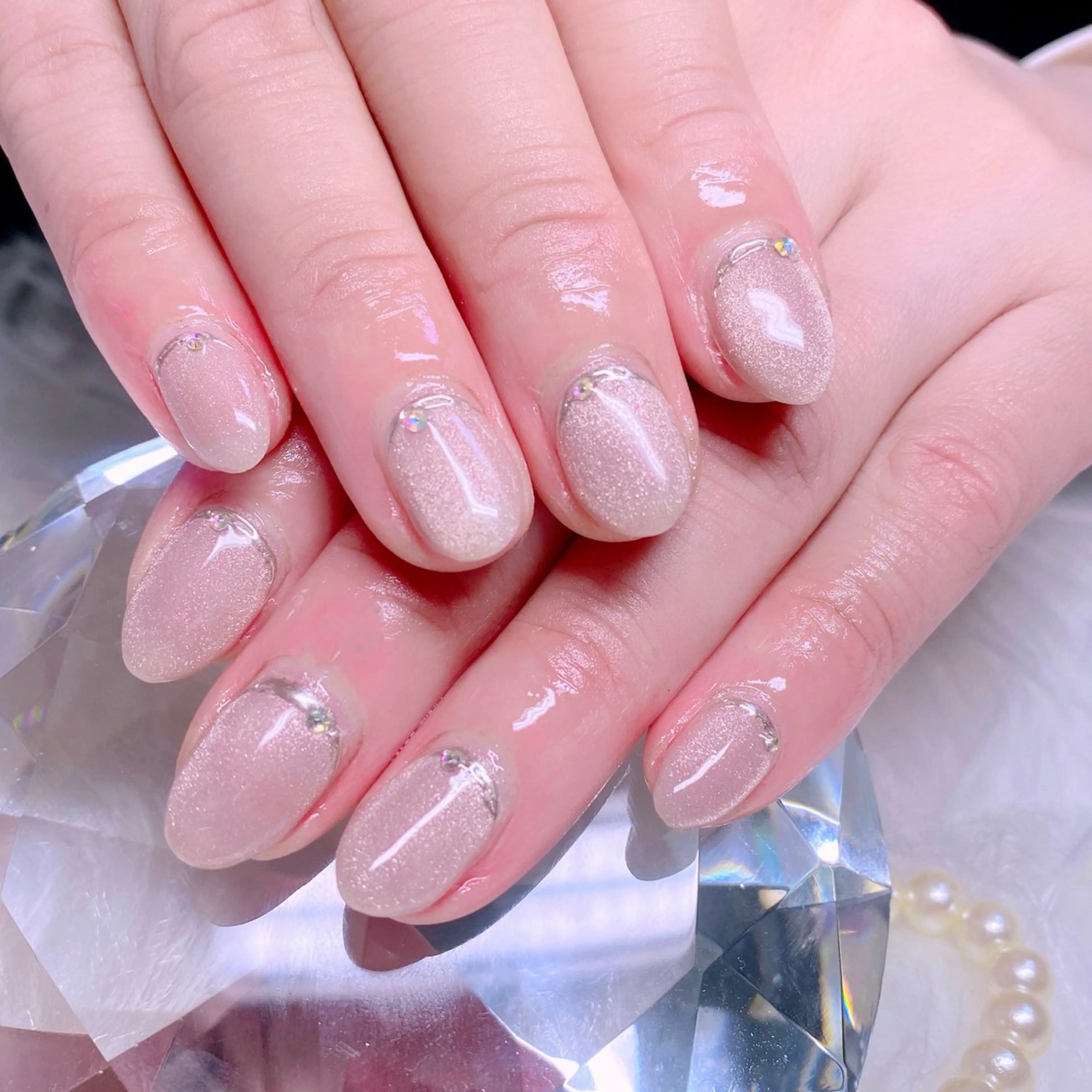 ネイル マグネットネイル ミラーネイル Nail Yunaのネイルデザイン