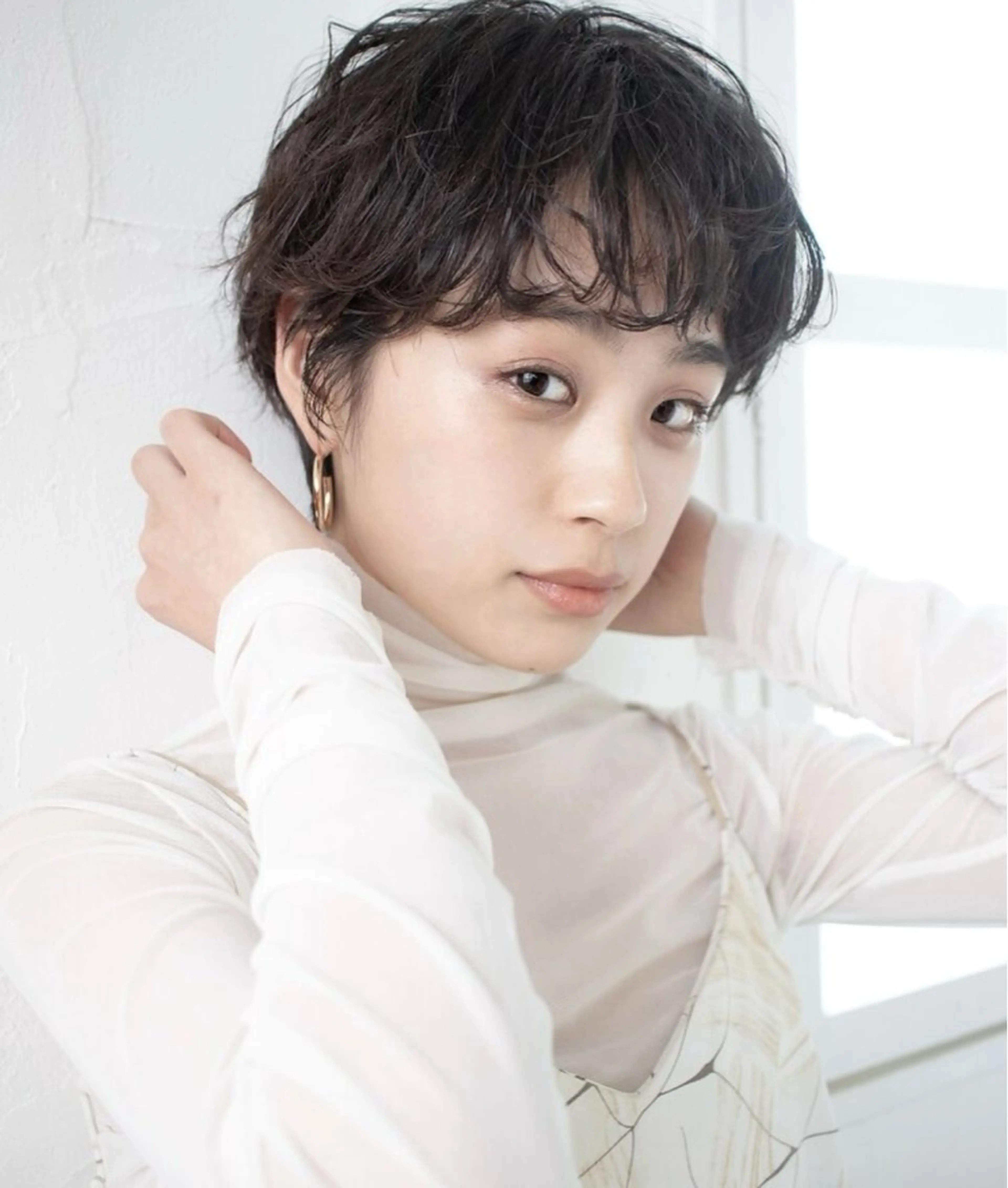 ショート パーマ 冬爪 ゆかのヘアスタイル