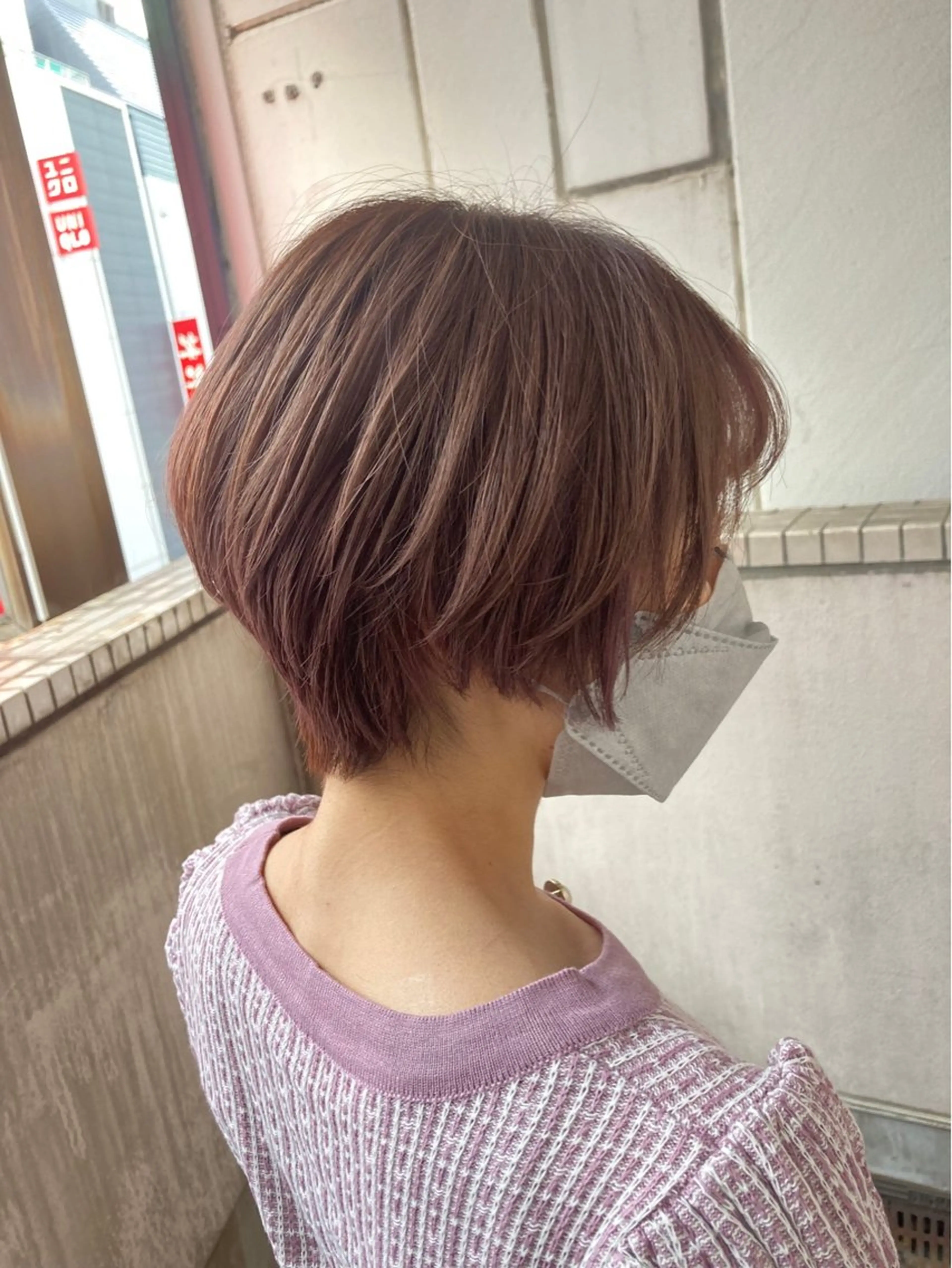 カラー ベージュカラー ピンクカラー ピンクベージュ モデル募集中/カラー /縮毛矯正/安田吉宏のヘアスタイル