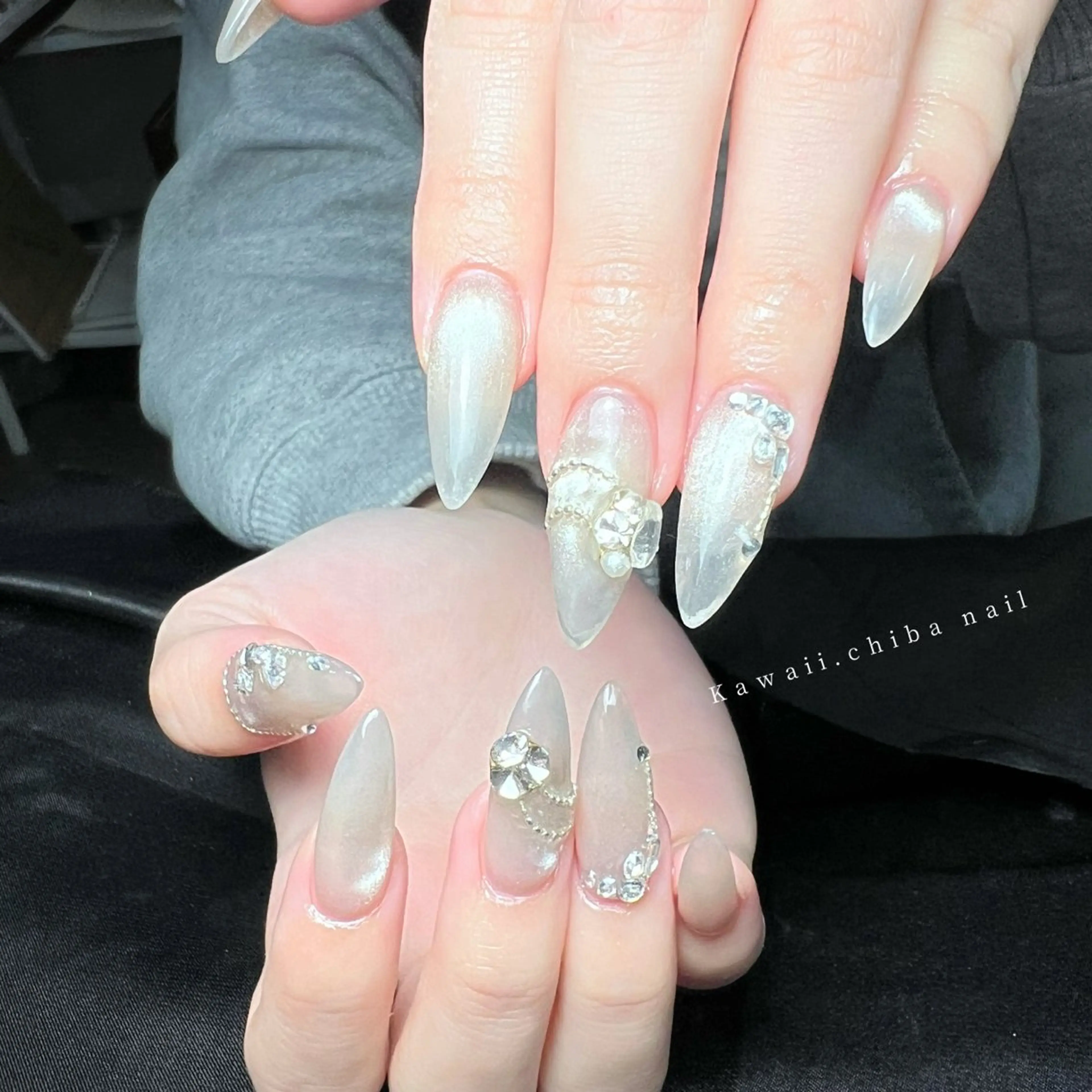 ネイル 韓国ネイル ワンホンネイル Kawaii _Nailのネイルデザイン