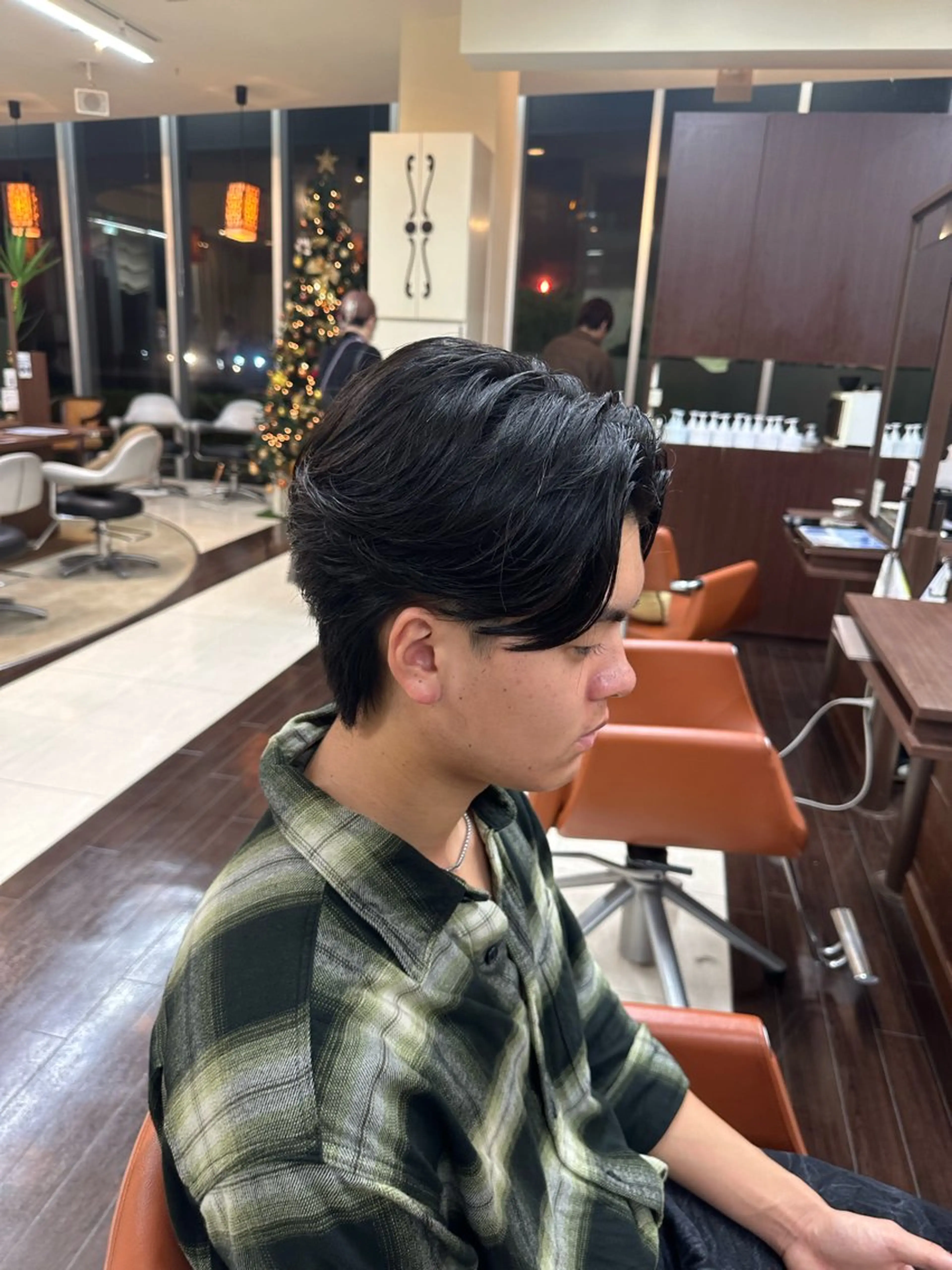 ショート カラー パーマ メンズ メンズパーマ ニュアンスパーマ カット パーマ ヘアセット 毎月230人担当/ メンズヘア/清和武虎のヘアスタイル