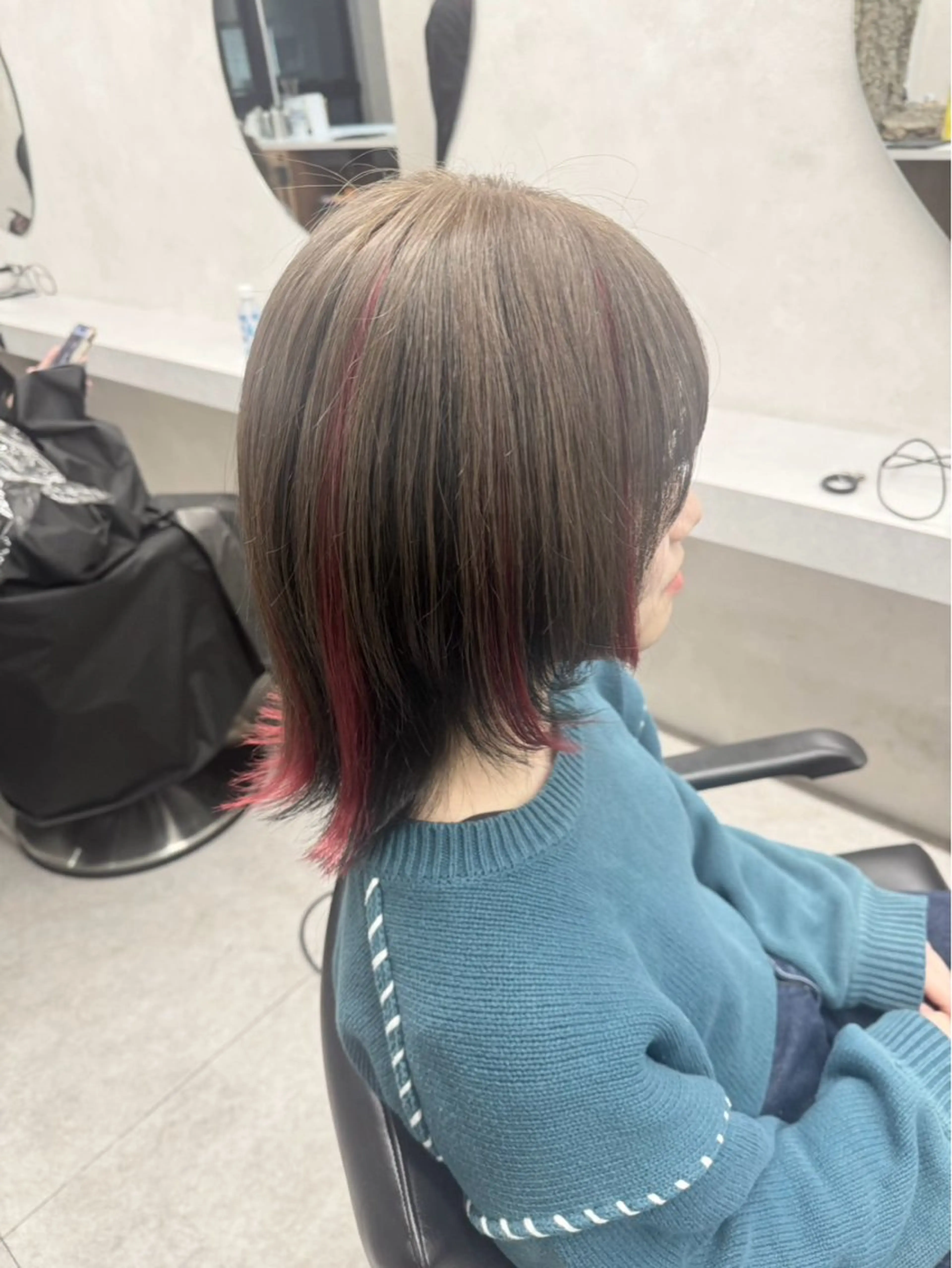 カラー ︎🌟YUYA/複雑 履歴/デザインカラーのヘアスタイル