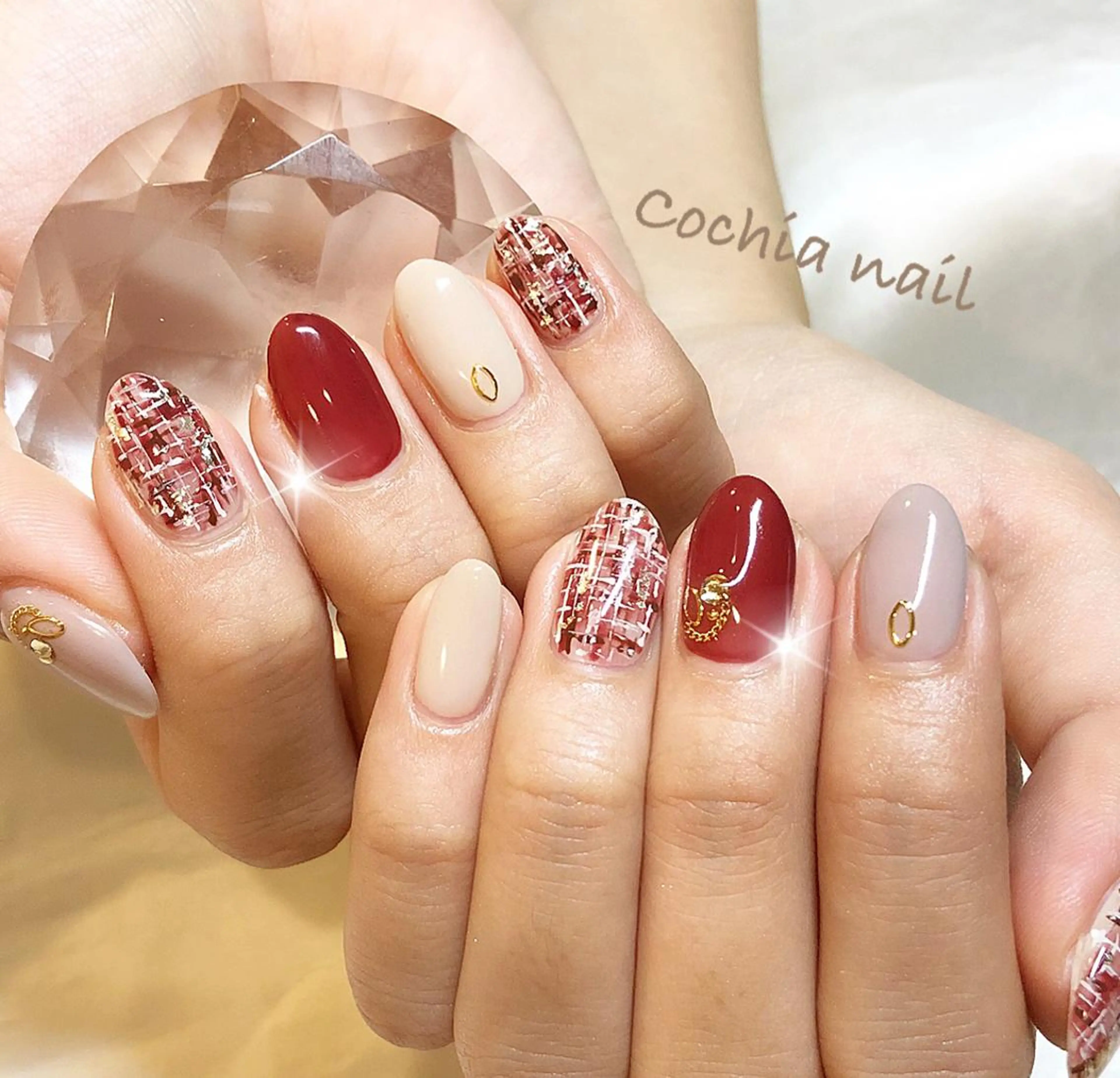 ネイル ハンドネイル ☆Cochia nail☆のネイルデザイン