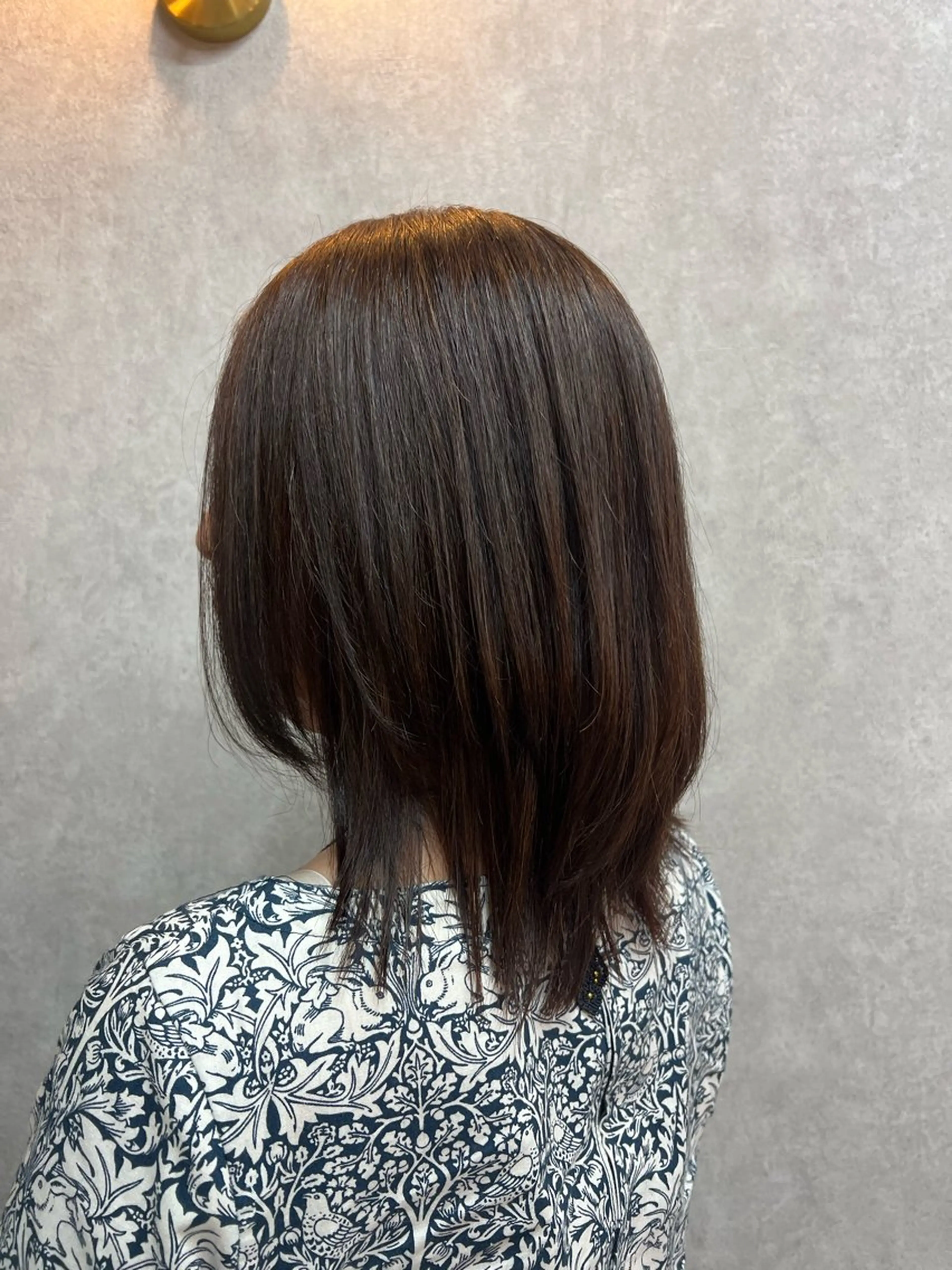 ミディアム レイヤーカット 松本 心雪🌱‬のヘアスタイル