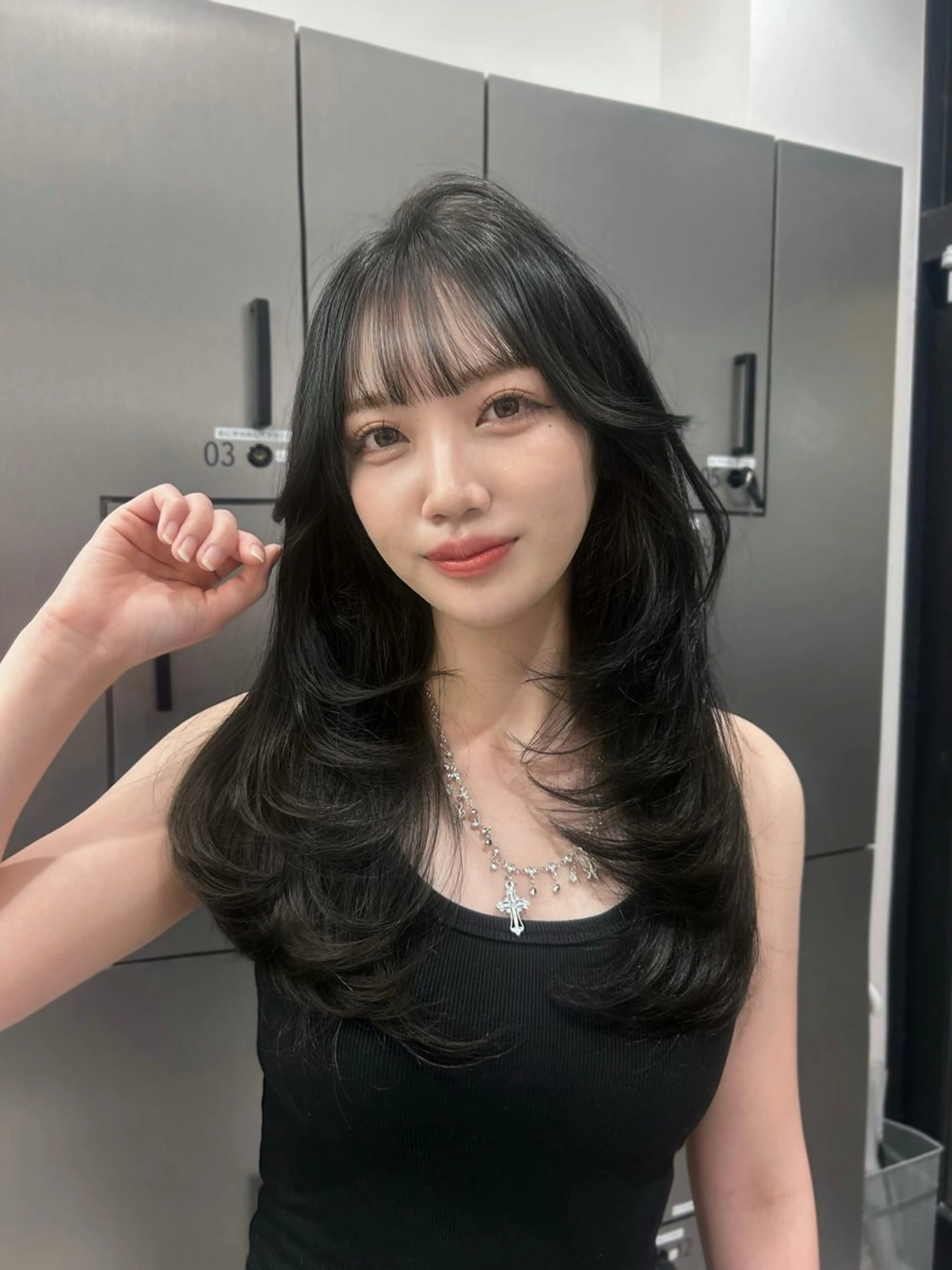 ロング レイヤーカット カット ヘアカラー トリートメント 大人レイヤー/艶美髪 🇺🇸TOMONAのヘアスタイル