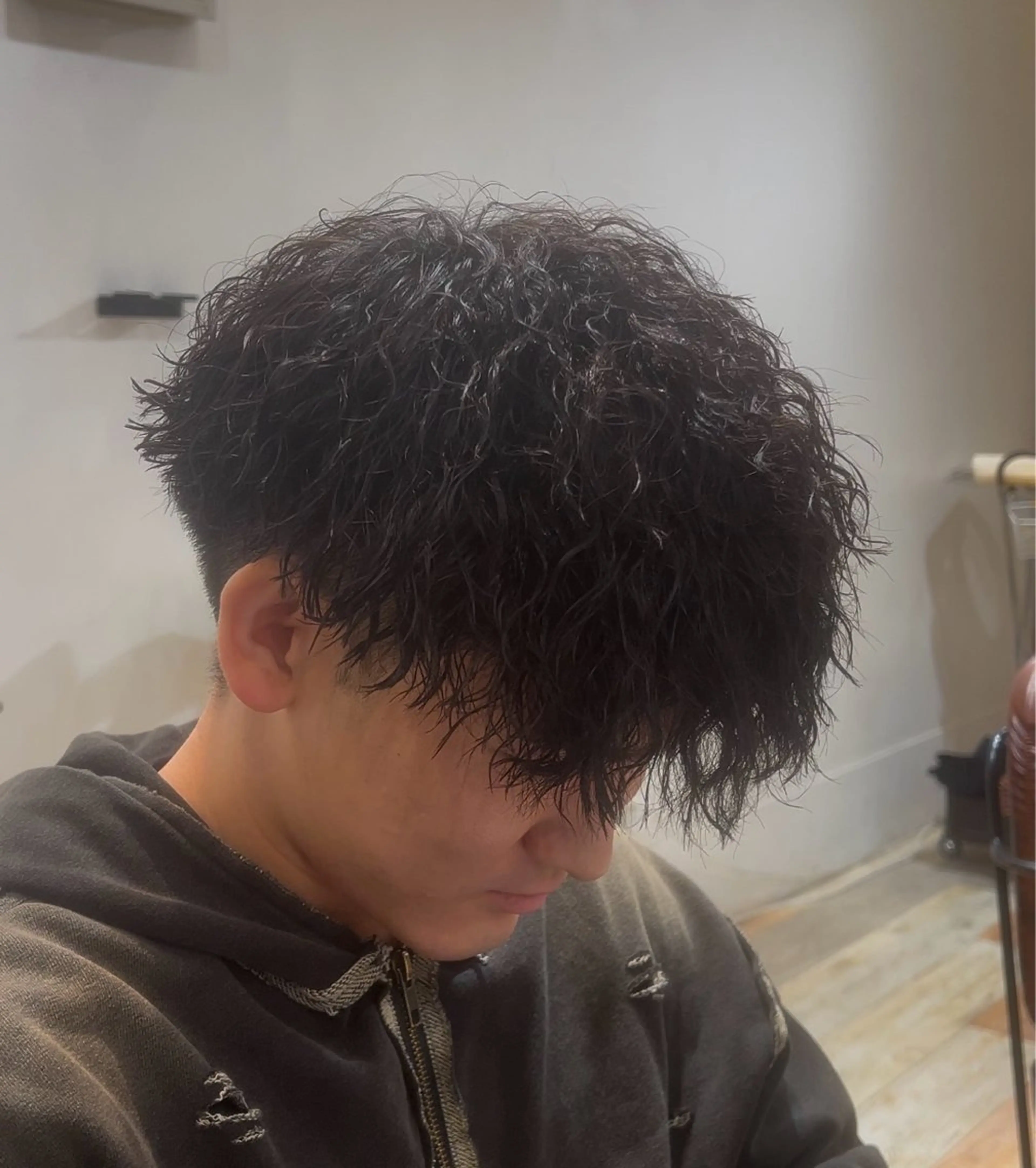 パーマ メンズ メンズパーマ 漢眉毛/メンズパーマ /メッシュ/ヒロヤのヘアスタイル