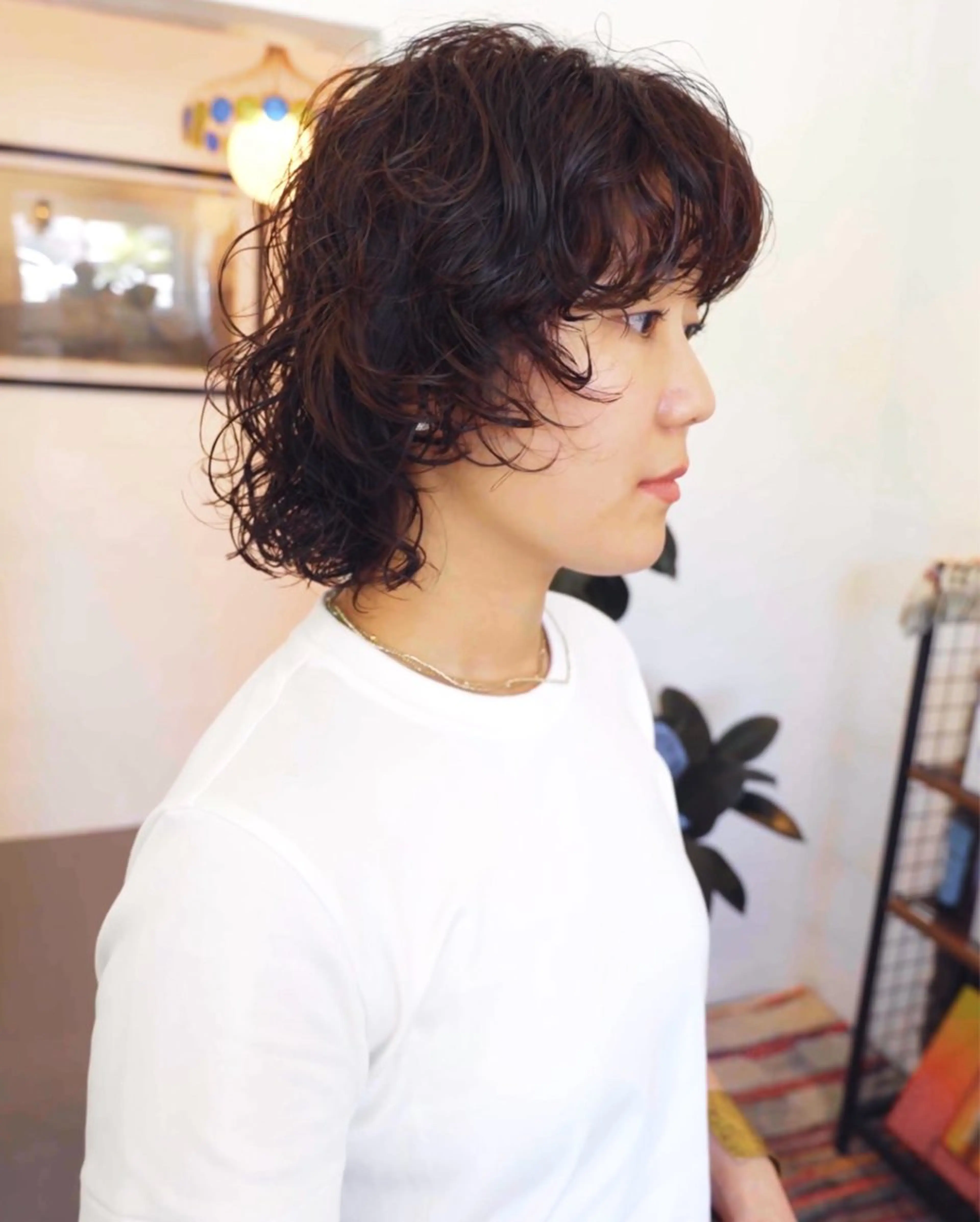ミディアム Yim.hair RYUのヘアスタイル
