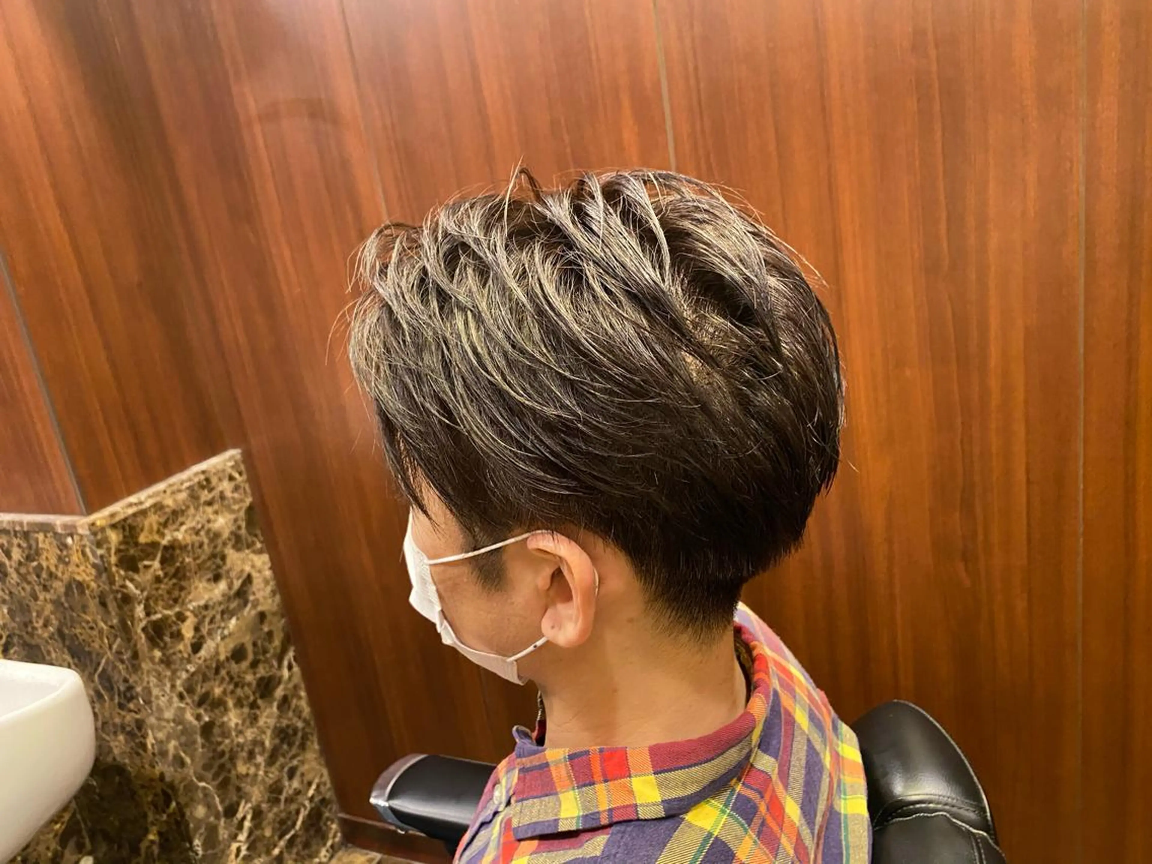 ショート メンズ 浅見 天翔のヘアスタイル